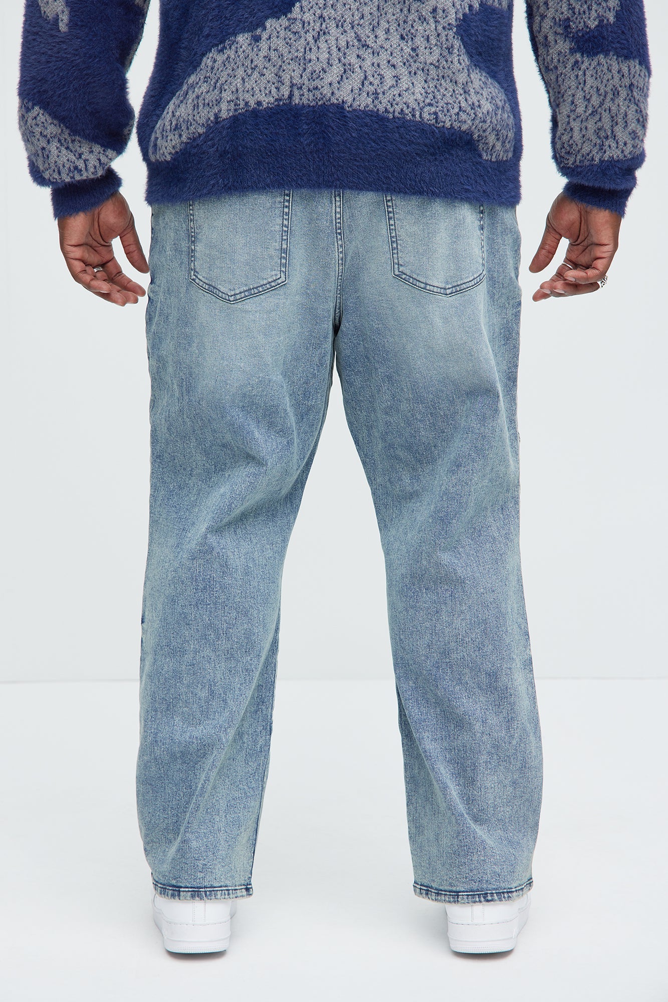 Trent Straight Utility Jeans - Medium Wash