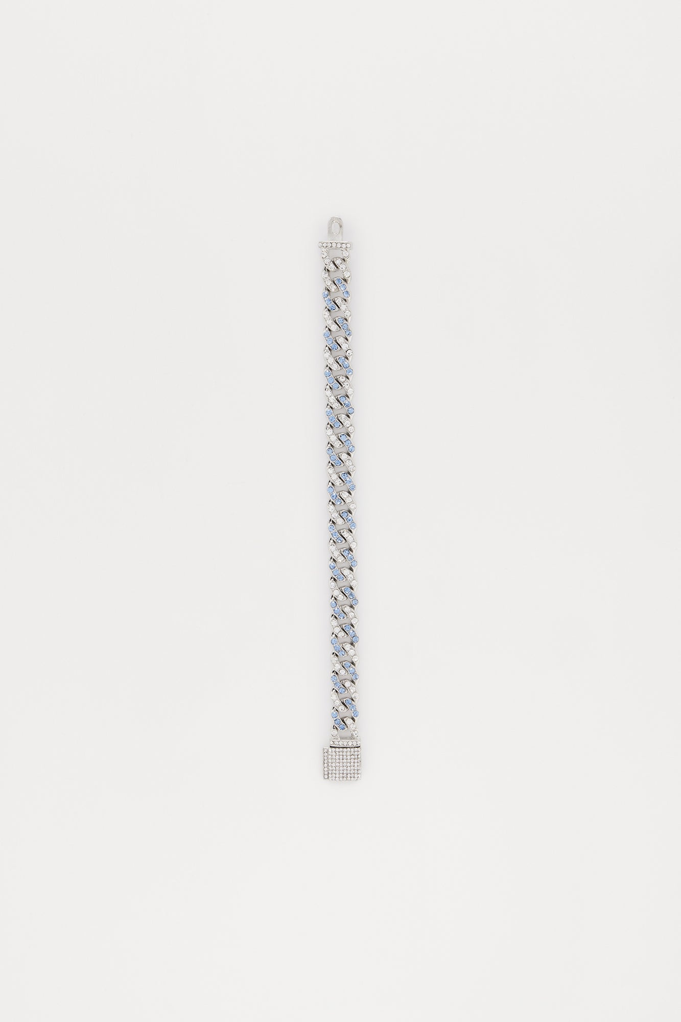 Modern Chain Bracelet - Silver/Blue