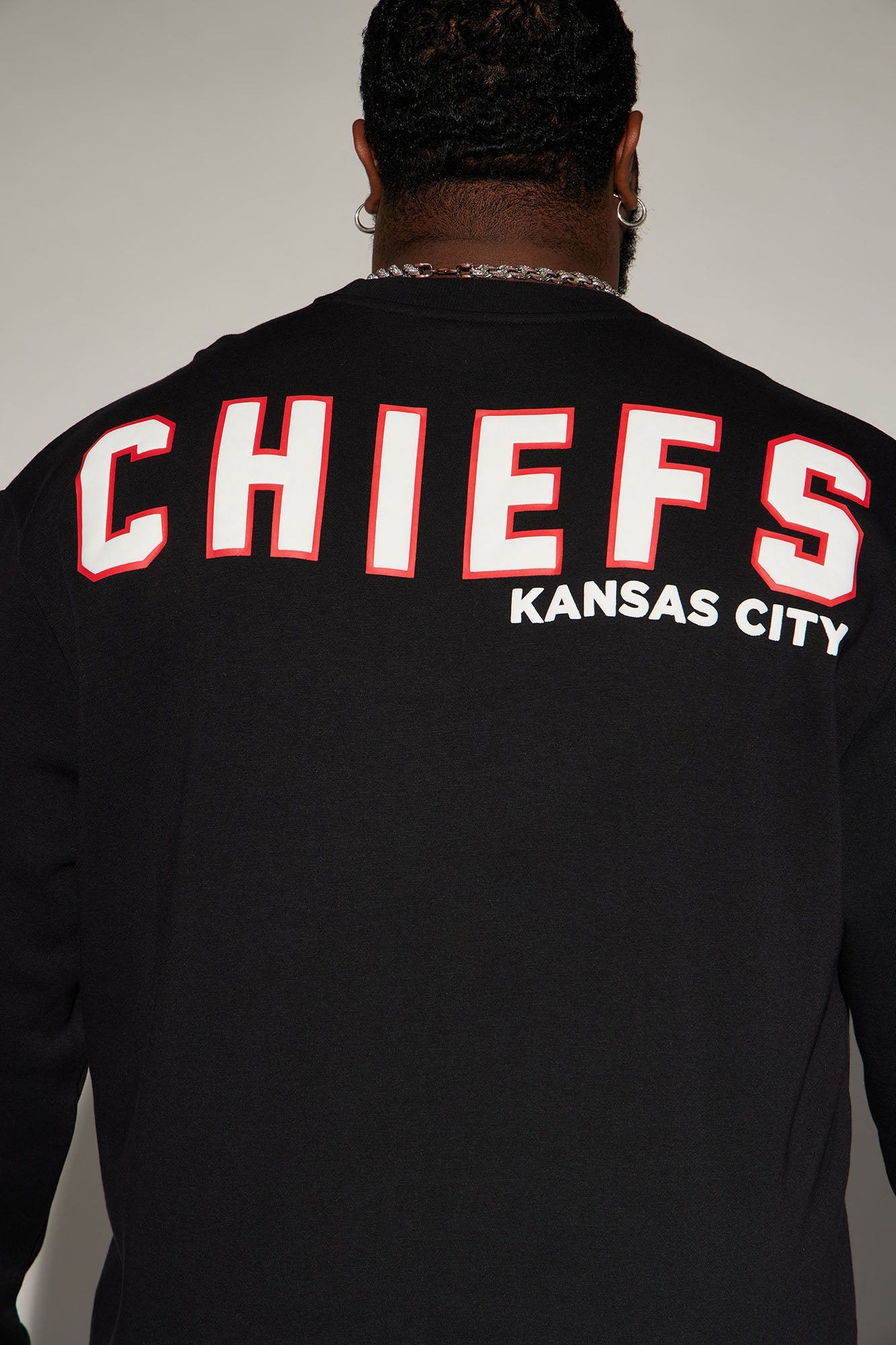 Chiefs Higher Education Fleece Crew Neck Sweater - Black/combo