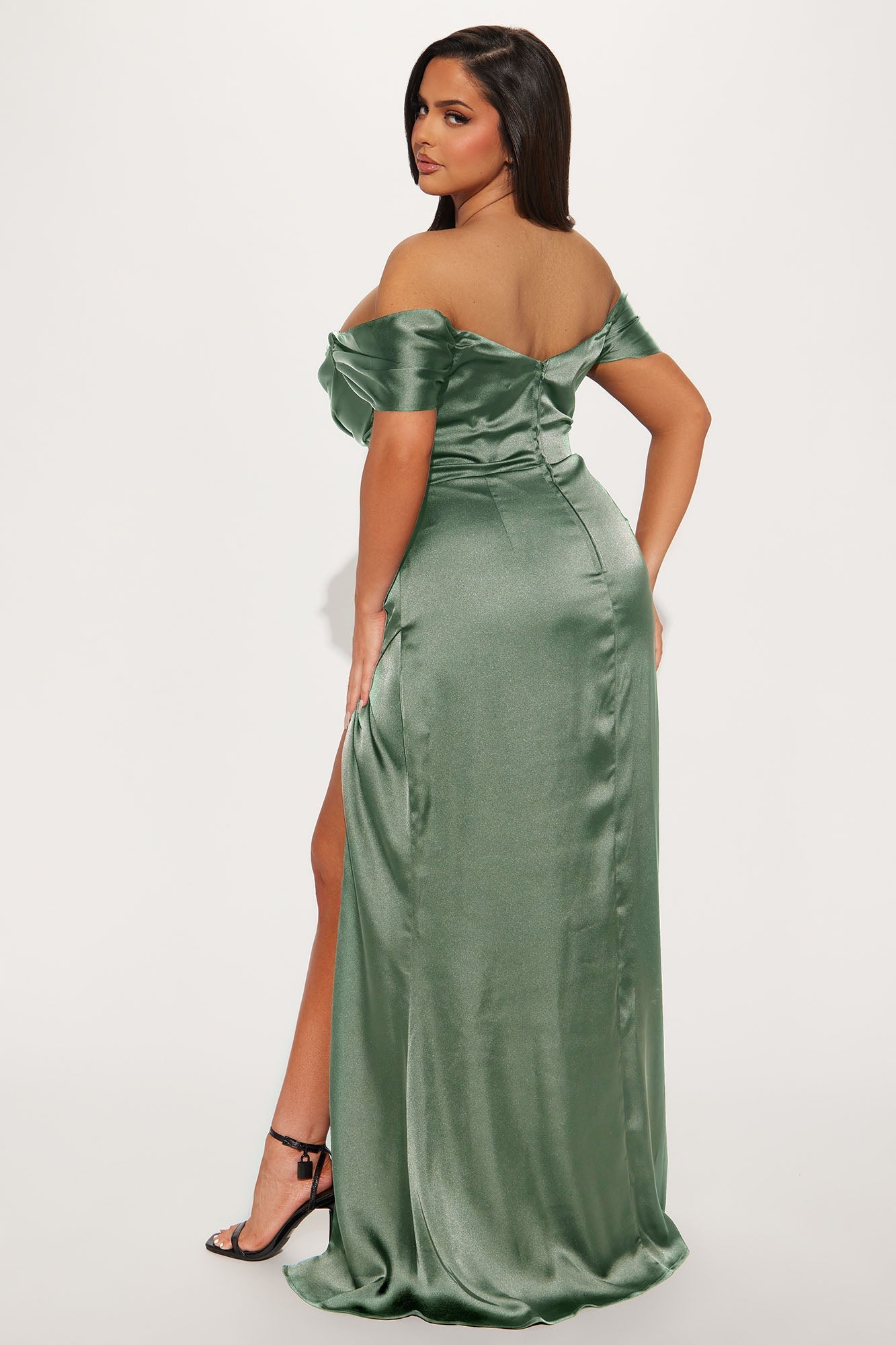 Andrea Corset Gown - Sage