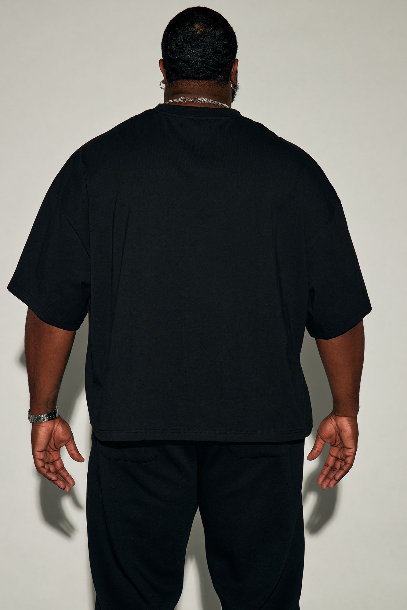 Boxy Heavyweight Tee 240GSM - Black