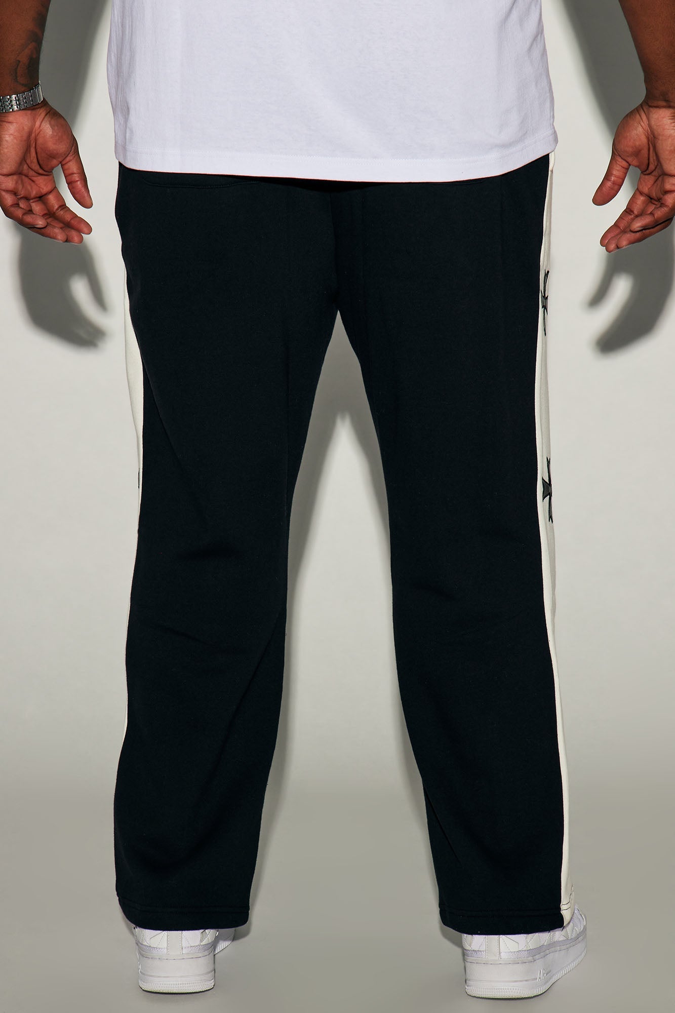 Desmond Straight Sweatpants - Black/combo