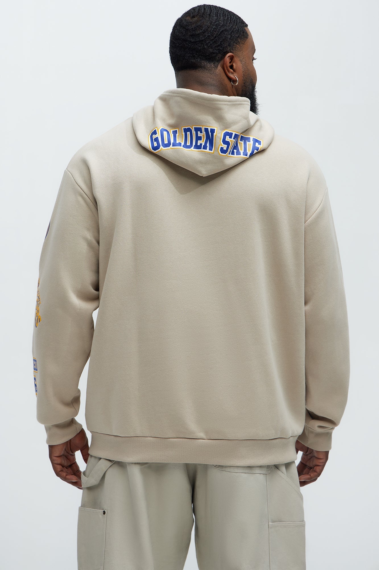 Warriors City Connect Hoodie - Sand