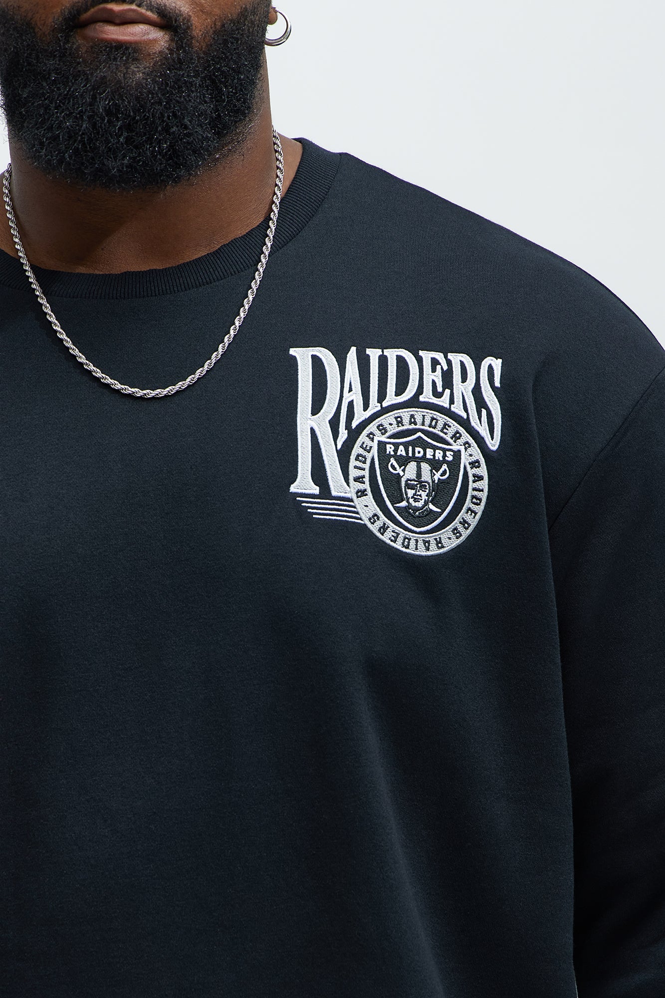 Raiders Crewneck Sweatshirt - Black