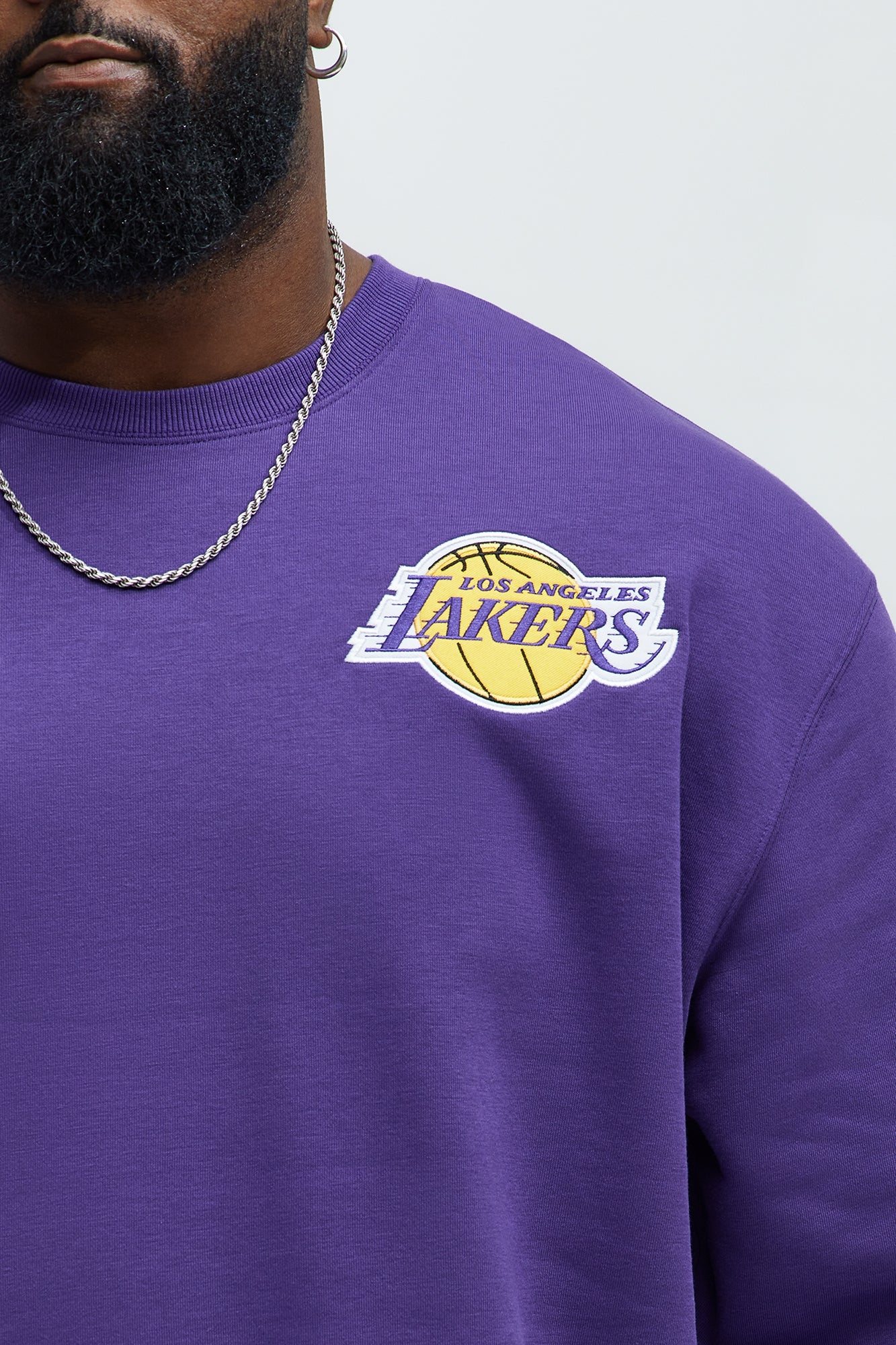 Lakers Loud Crewneck Sweatshirt - Purple