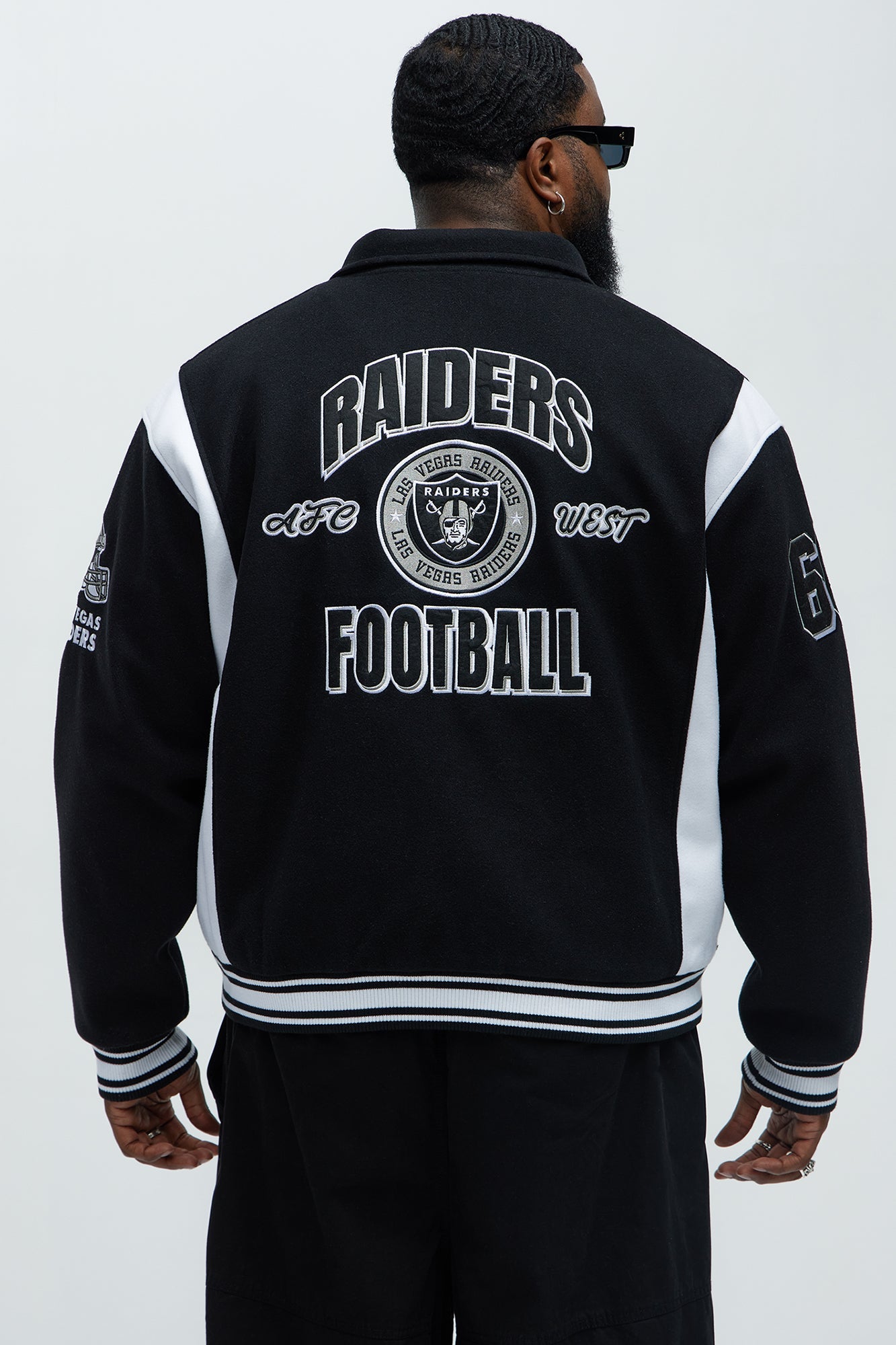 Raiders Air Supremacy Jacket - Black/White