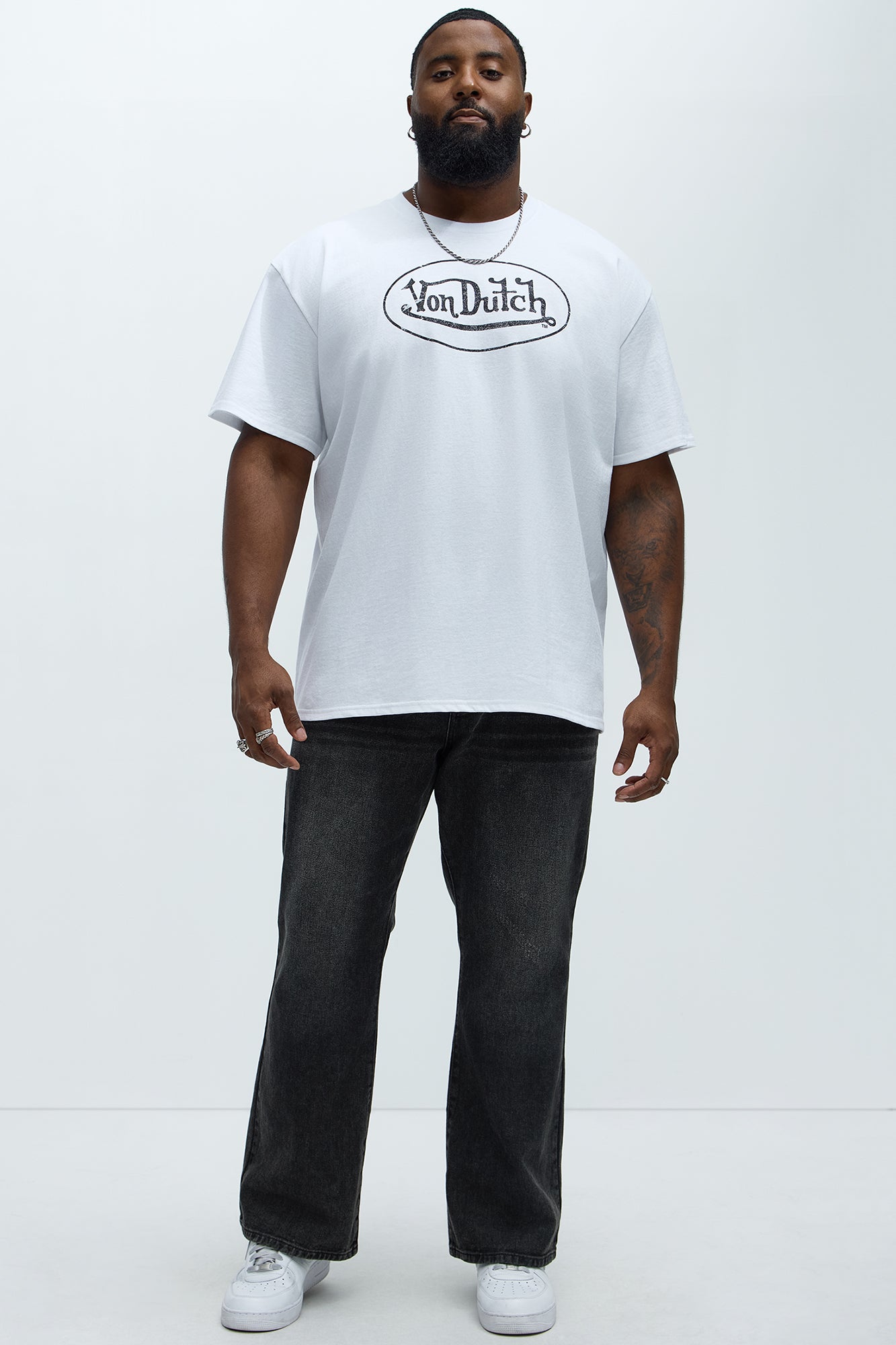 Von Dutch Vintage Logo Short Sleeve Tee - White
