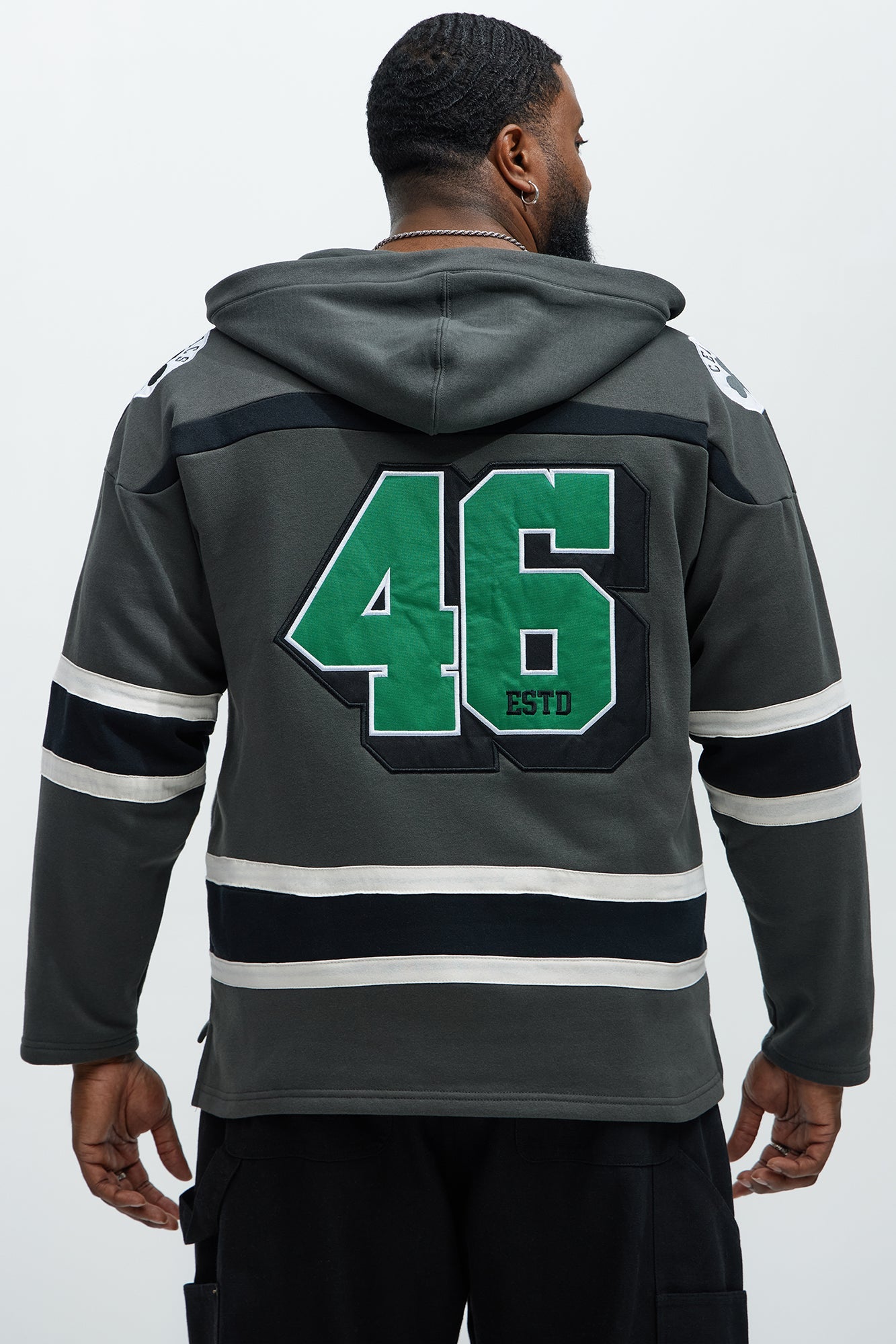 Celtics Body Check Hoodie - Grey