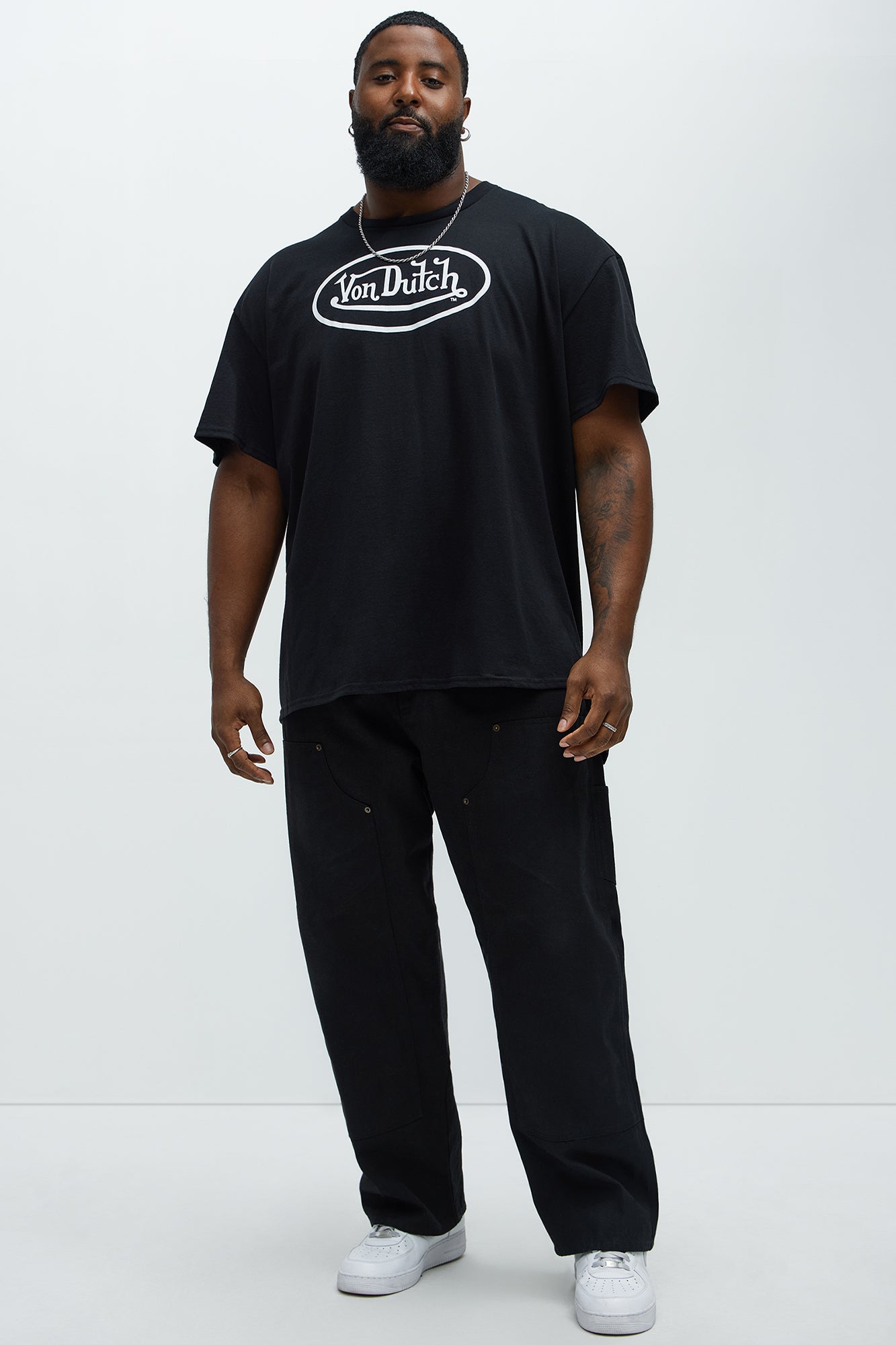 Von Dutch Logo Short Sleeve Tee - Black
