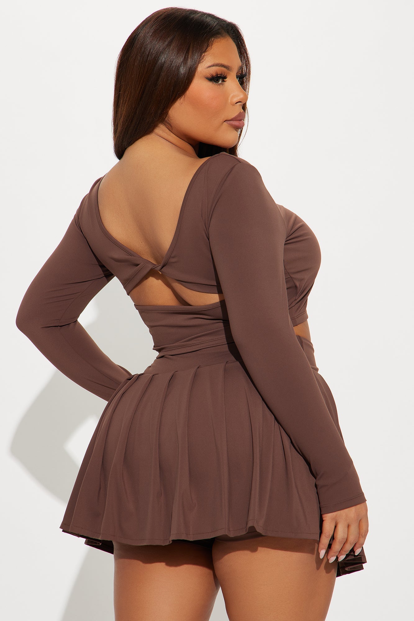 Got That Glow Active Top - Chocolate