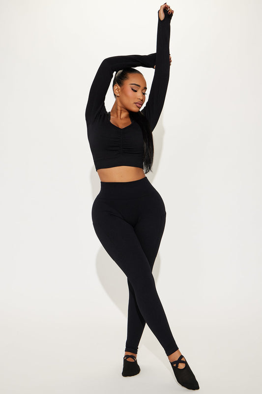 Prone Work Effortless Seamless Active Set - Black