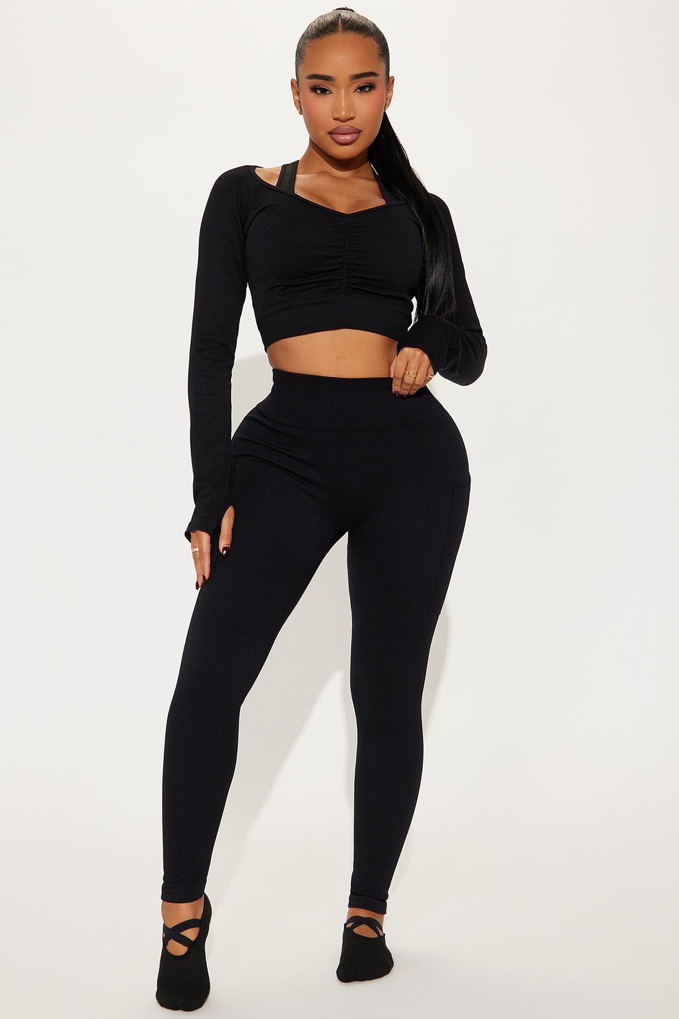 Prone Work Effortless Seamless Active Set - Black