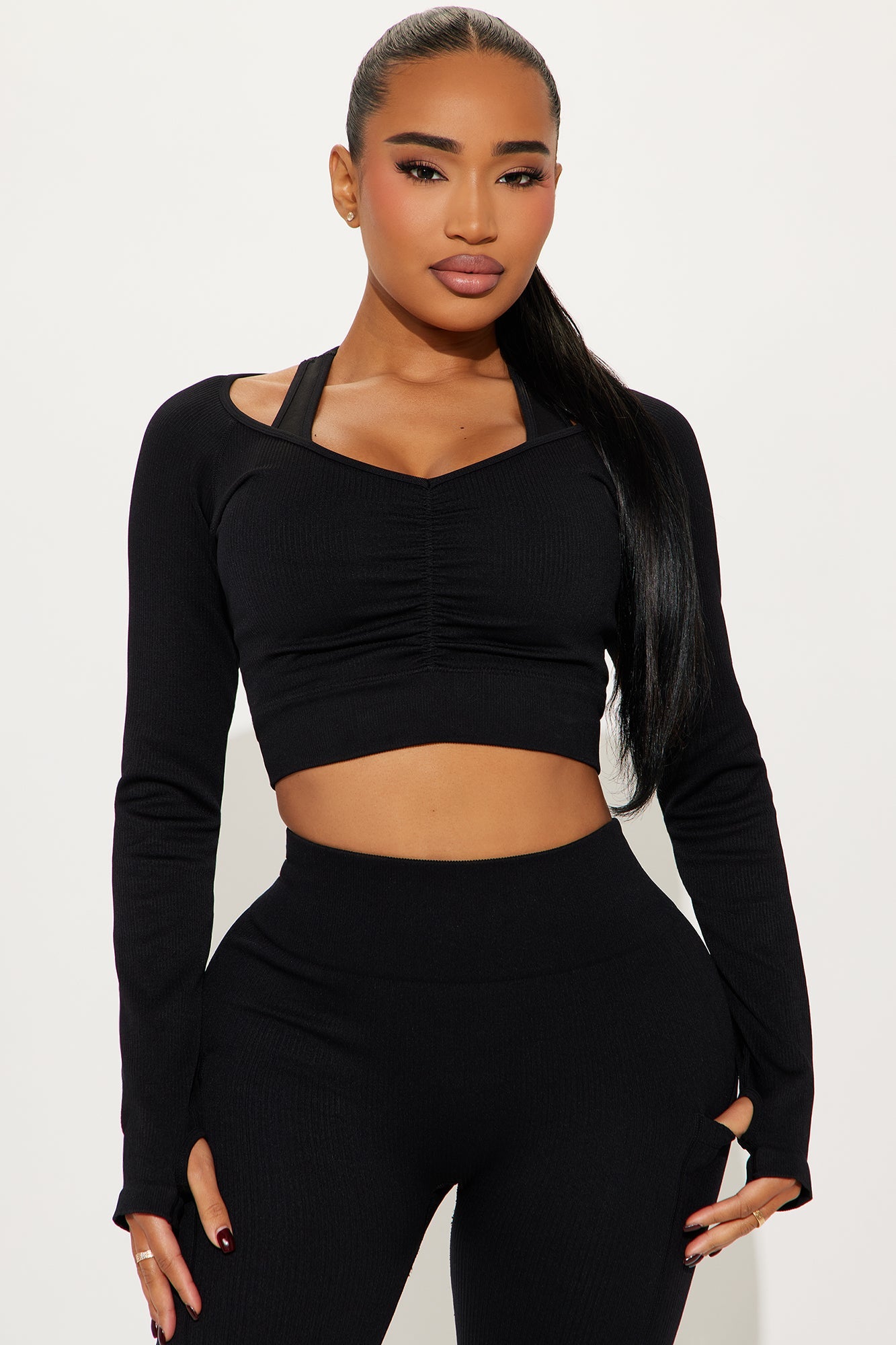 Prone Work Effortless Seamless Active Set - Black