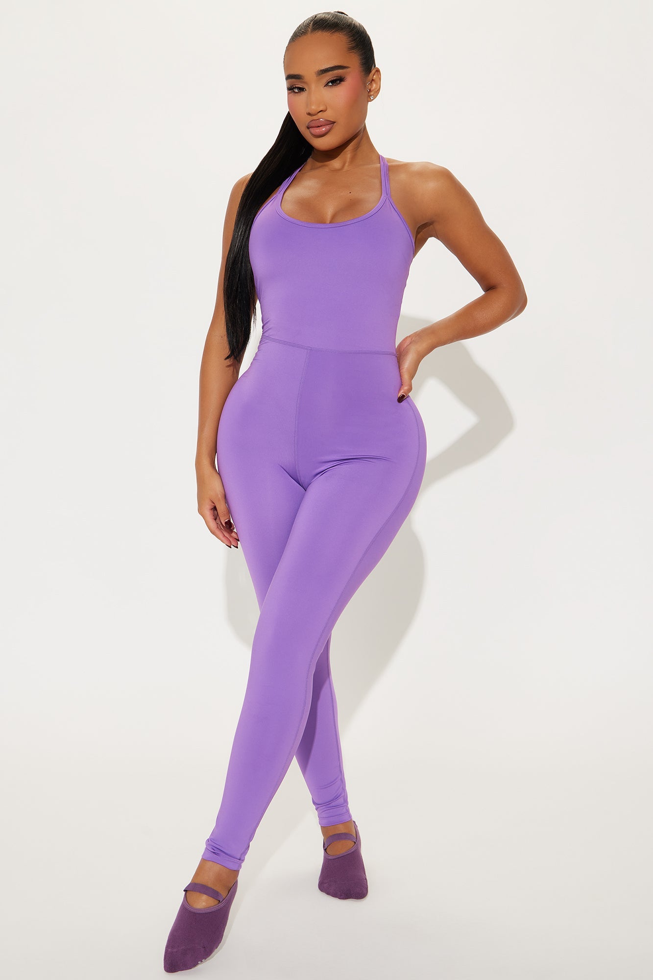 Your Aura Elevate Active Jumpsuit - Lavender