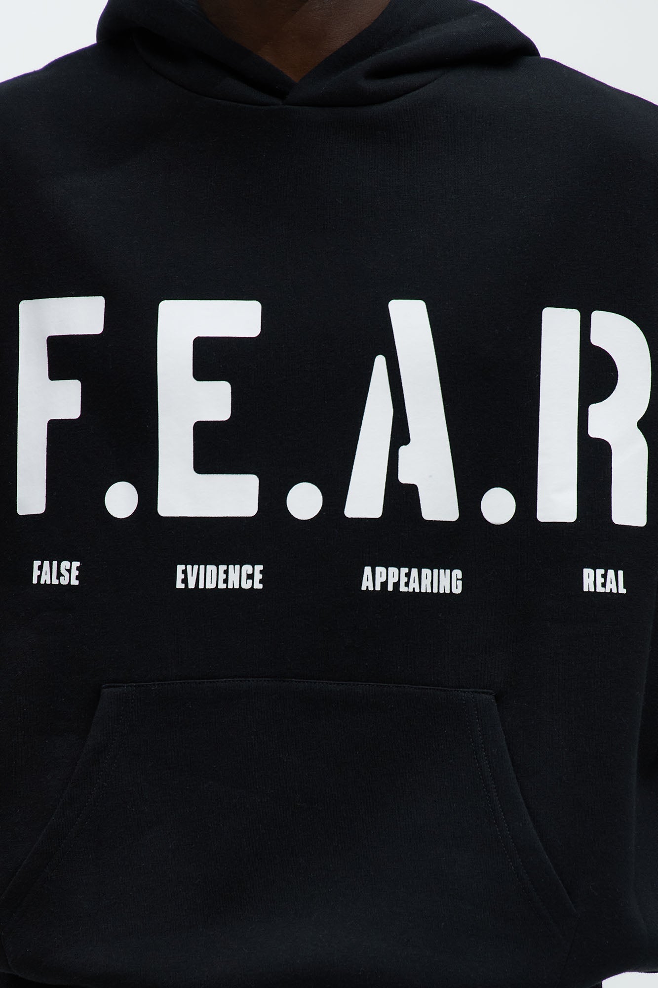 Tyson Fear Oversized Hoodie - Black