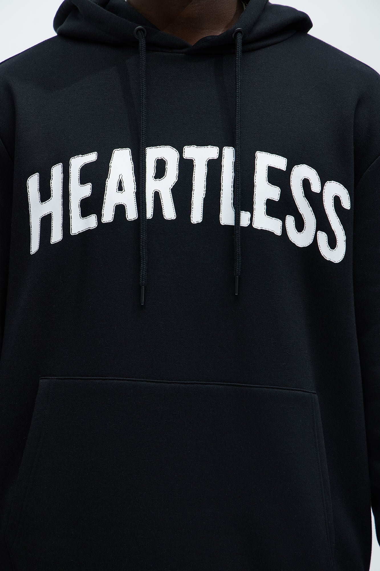 Heartless And Heartbroken Hoodie - Black