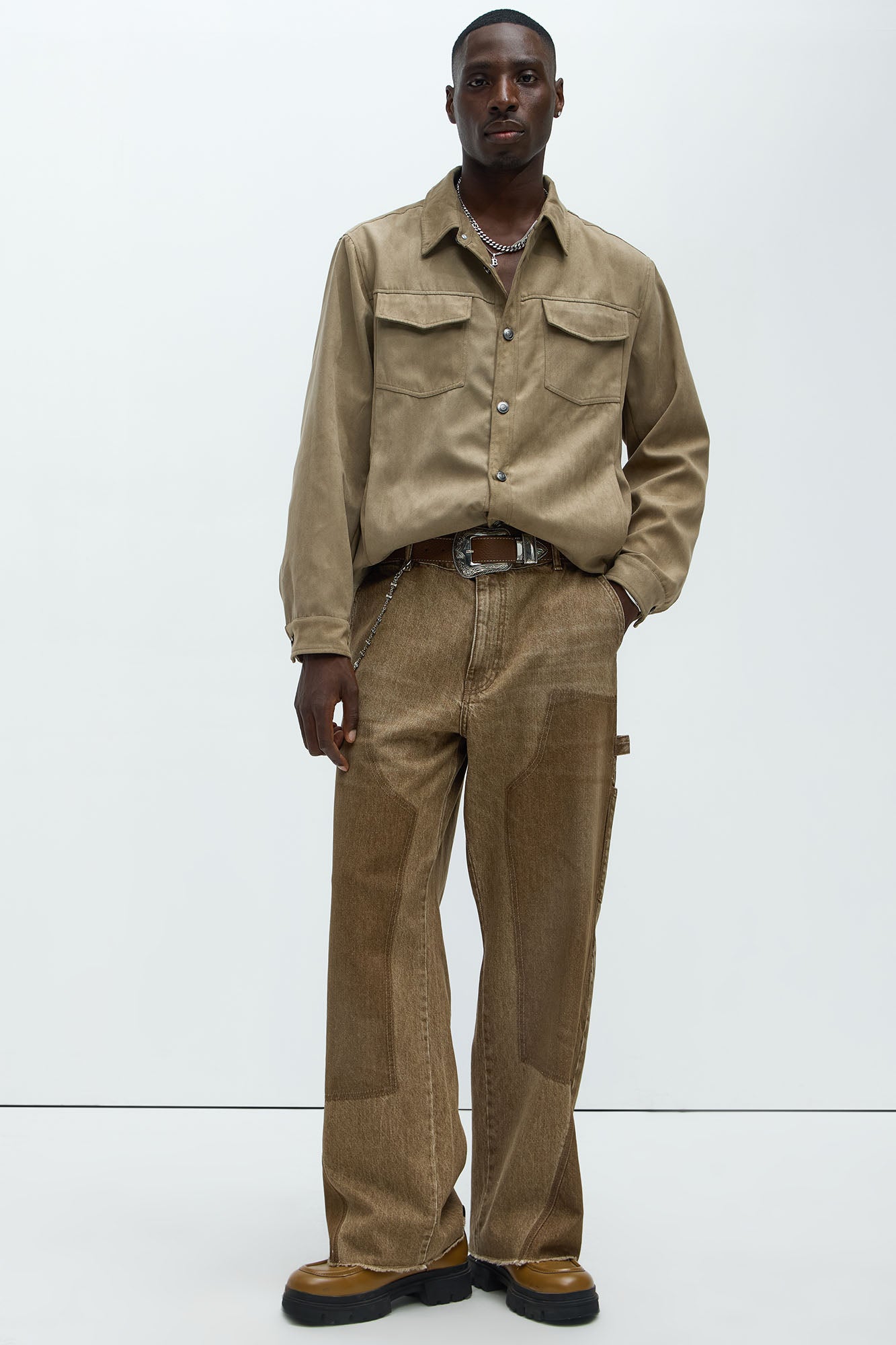 Last Impression Nova Baggy Jeans - Brown