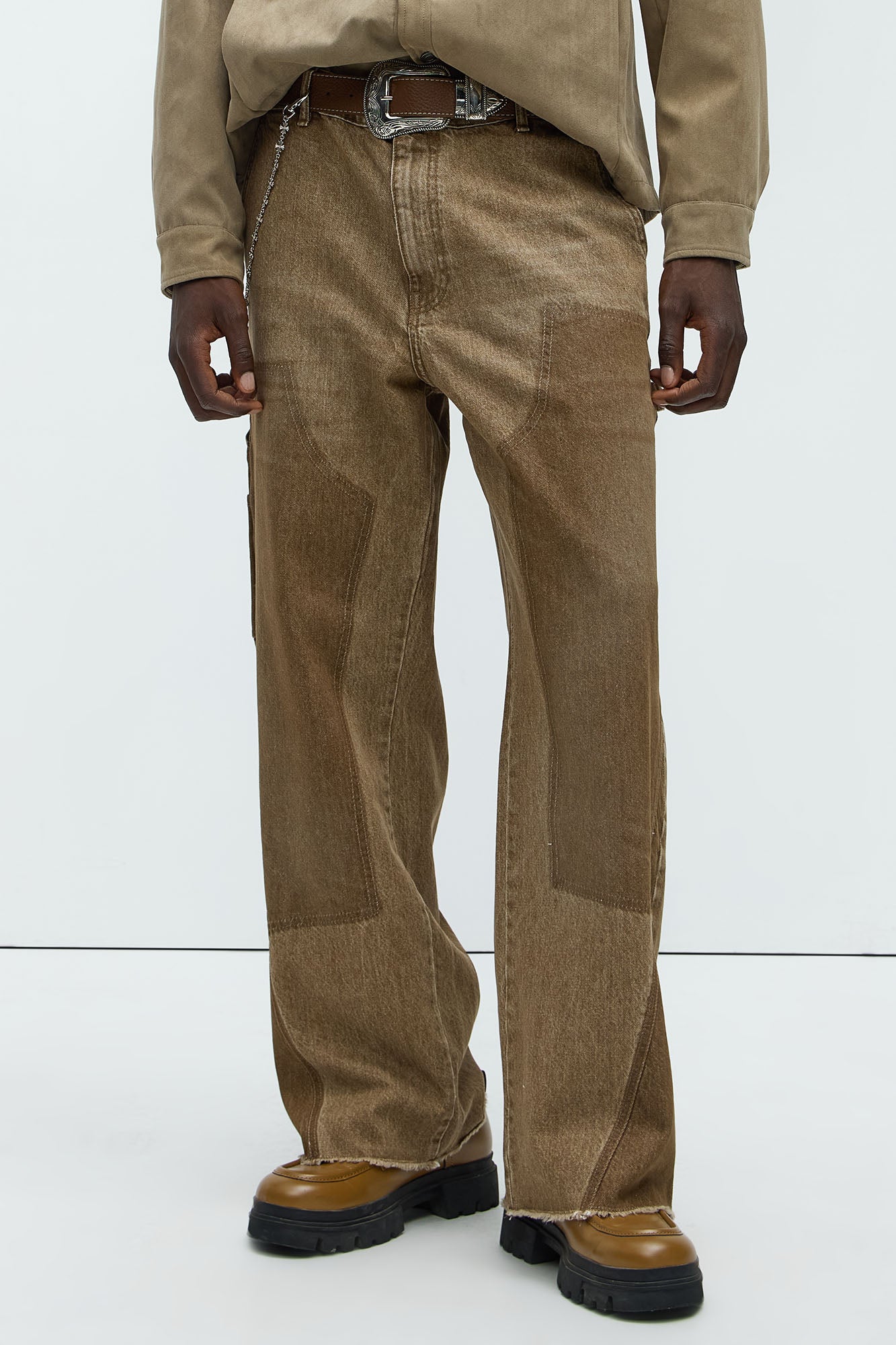 Last Impression Nova Baggy Jeans - Brown