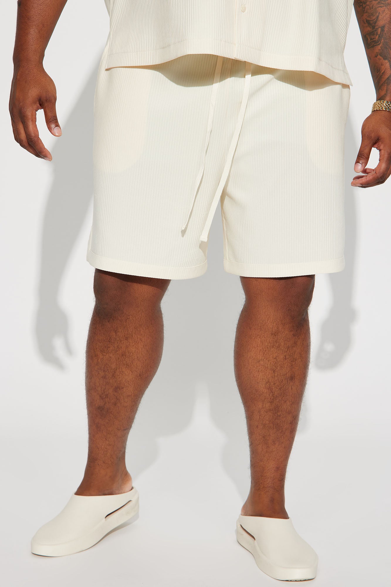 Show Up Basketball Short - Off White