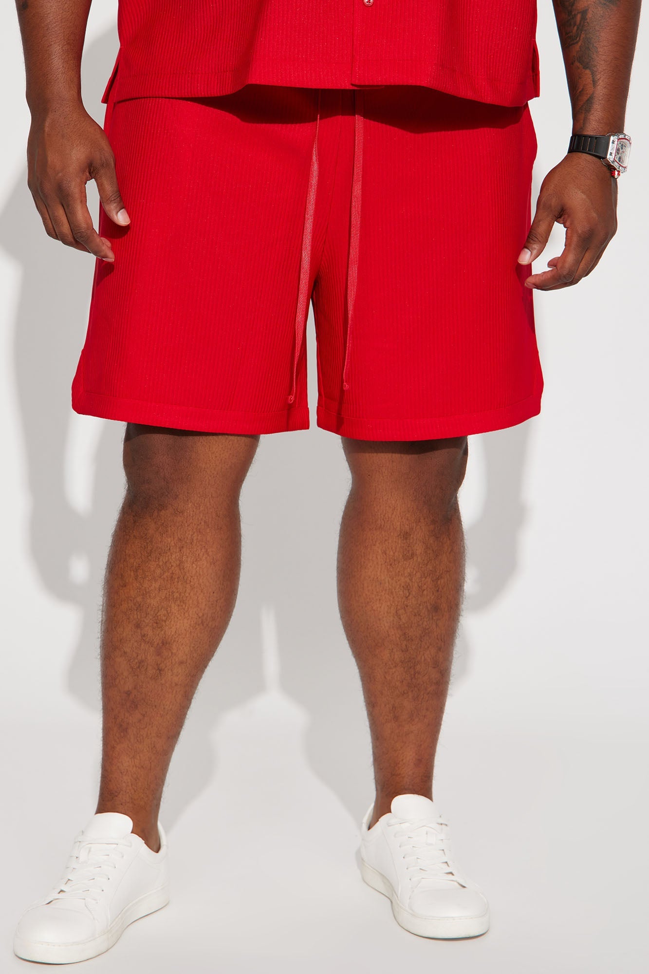 Show Up Basketball Short - Red
