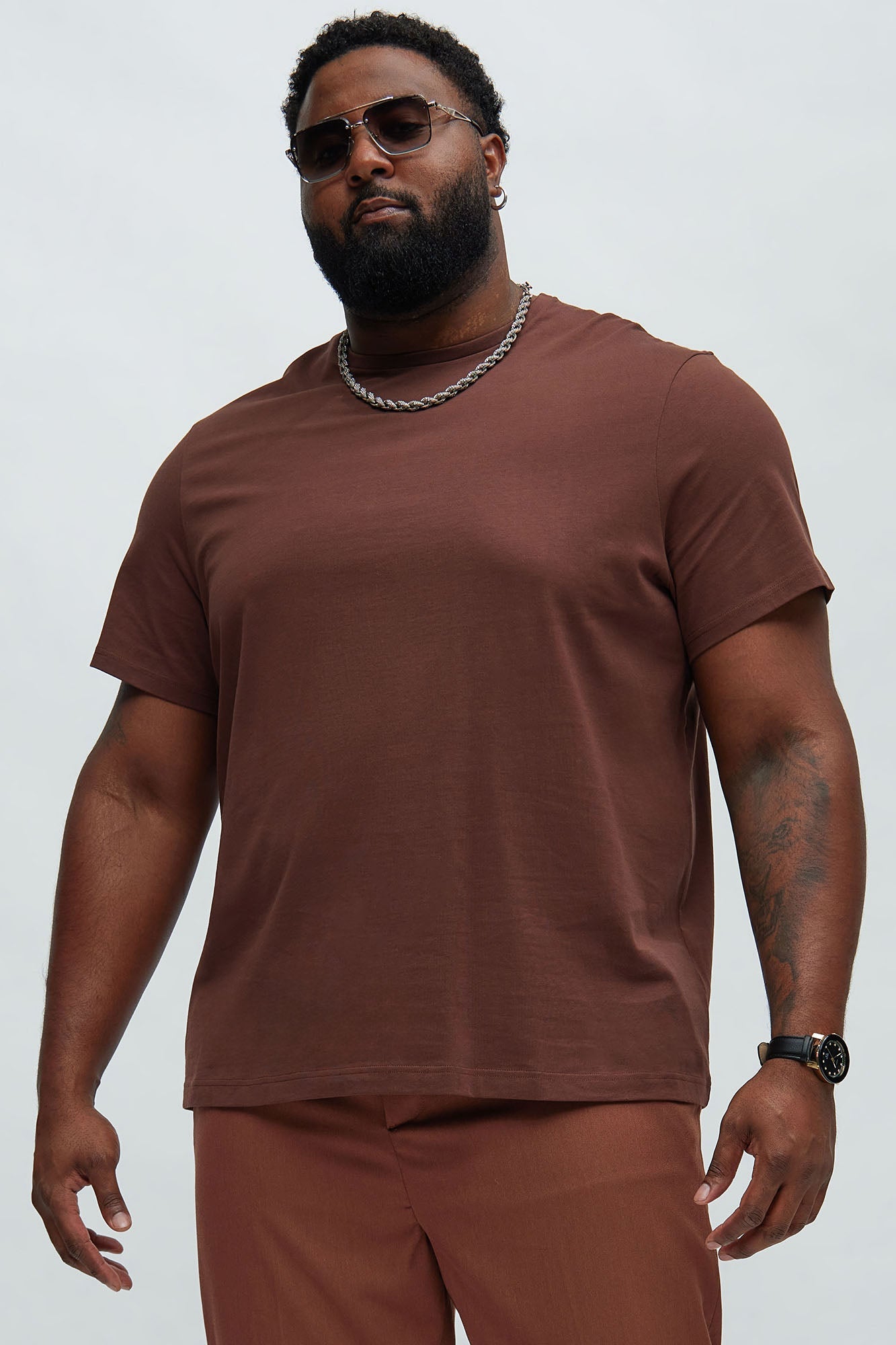 Classic Lightweight Tee - Brown