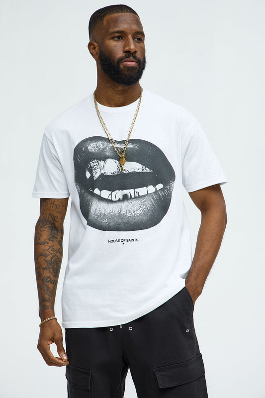 House Of Saints Grill Short Sleeve Tee - White