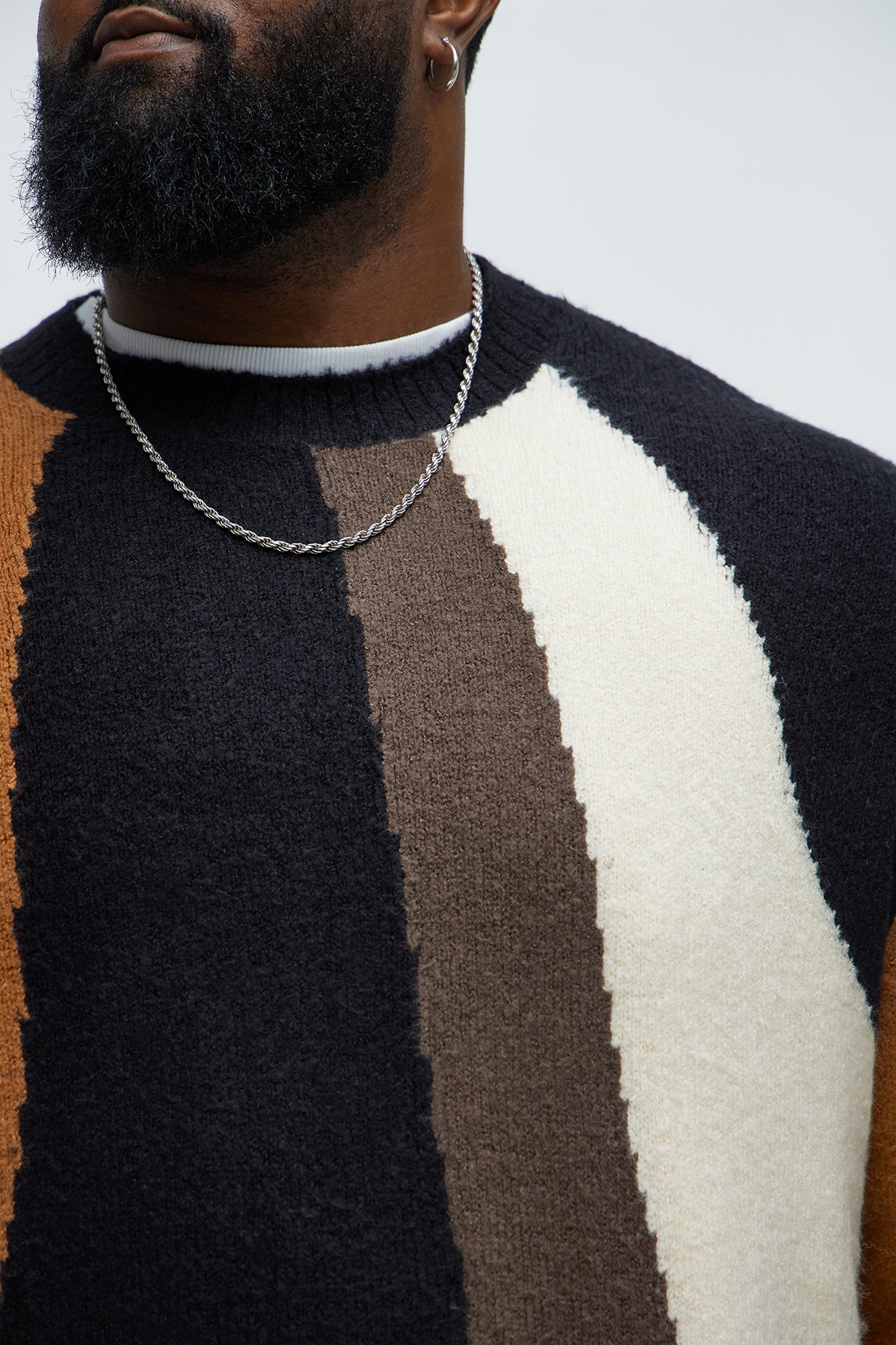 After Hours Sweater - Brown/combo