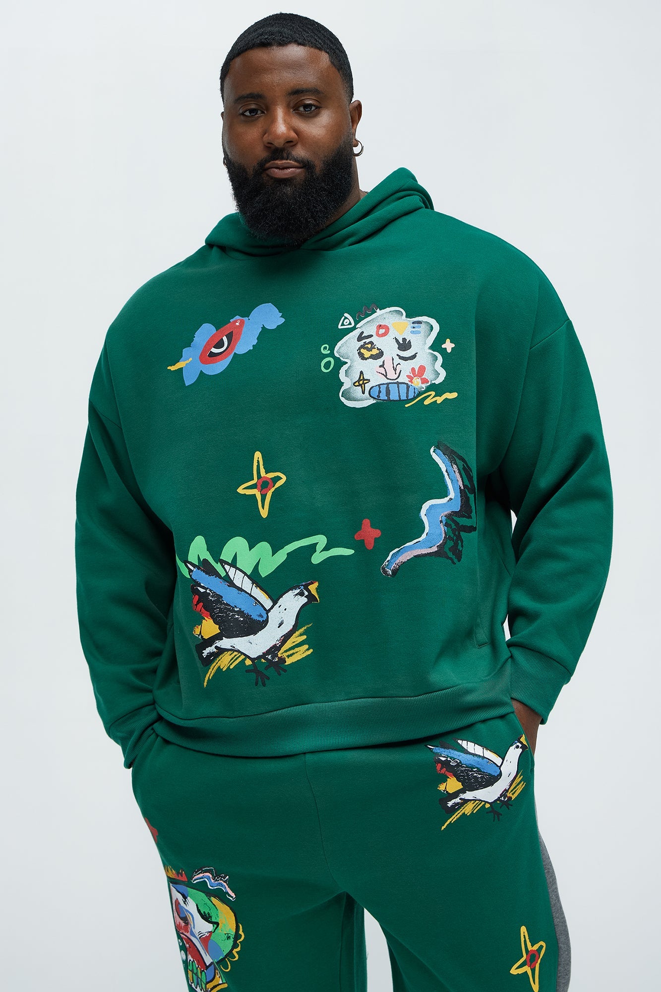 Make Art Hoodie - Green