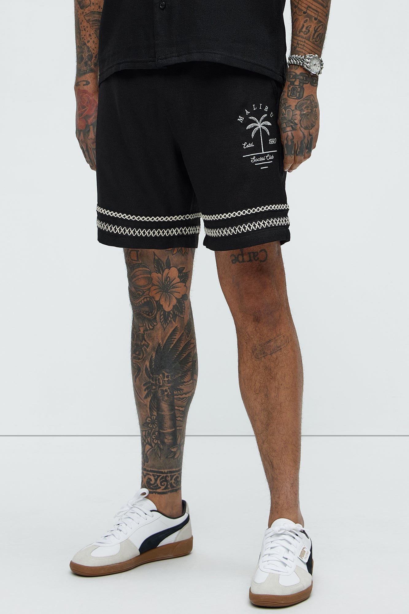 Zephyr Relaxed Shorts - Black