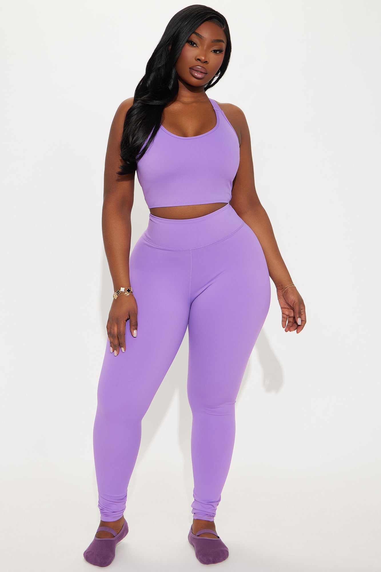 Giselle Twist Active Sports Bra - Lavender