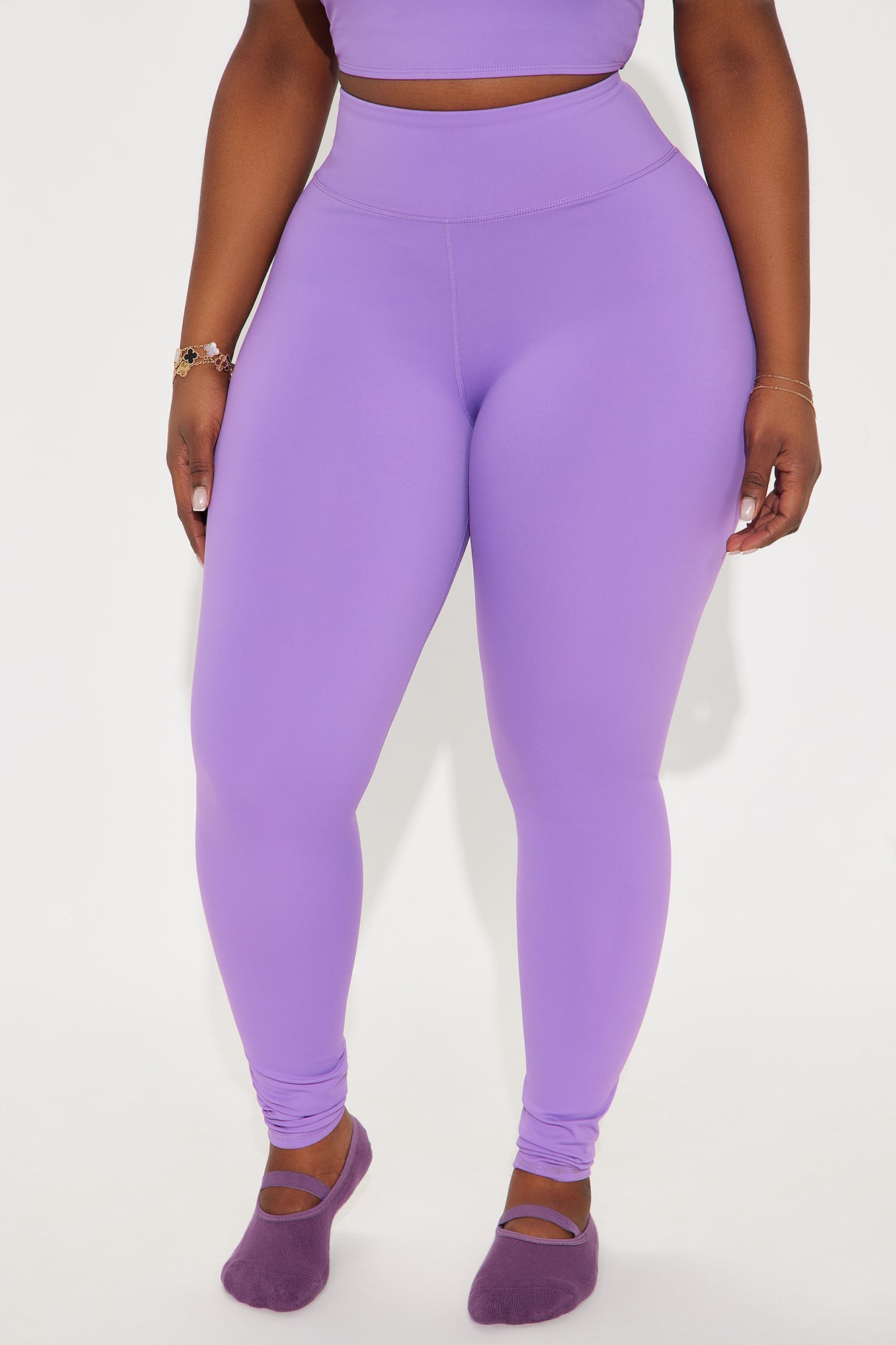 Giselle Twist Active Footie Legging - Lavender