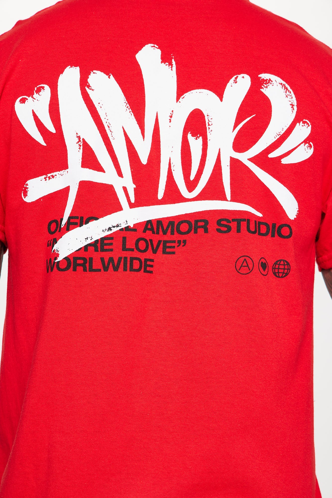 Amor Studio Short Sleeve Tee - Red