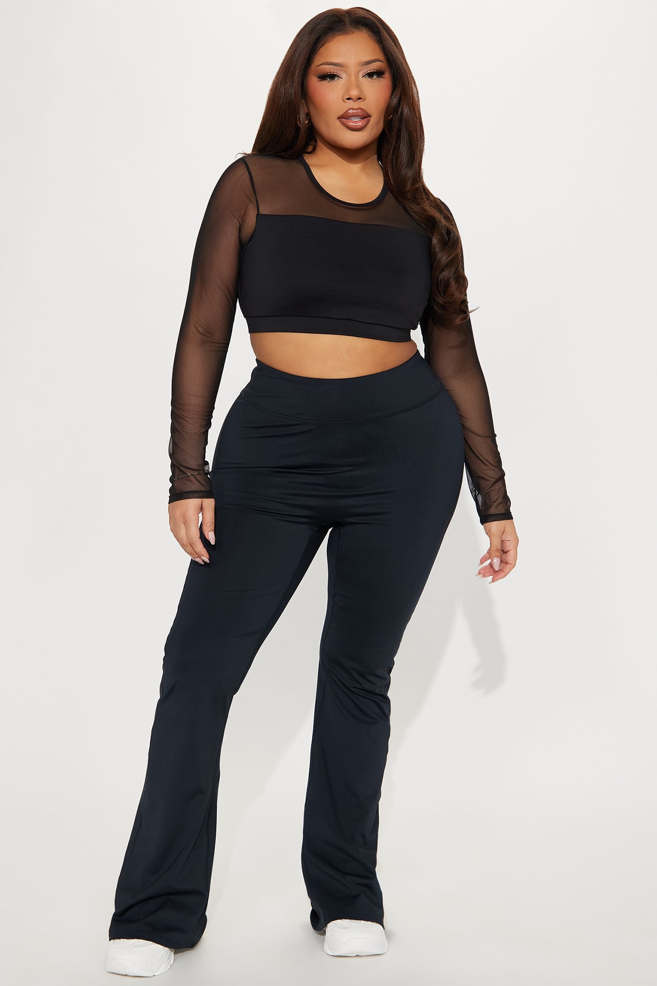 Pilates Glow Active Top - Black