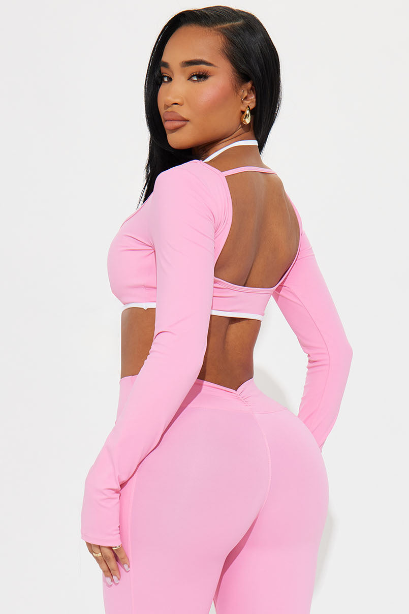 Tennis Club Twofer Active Top - Bubblegum Pink