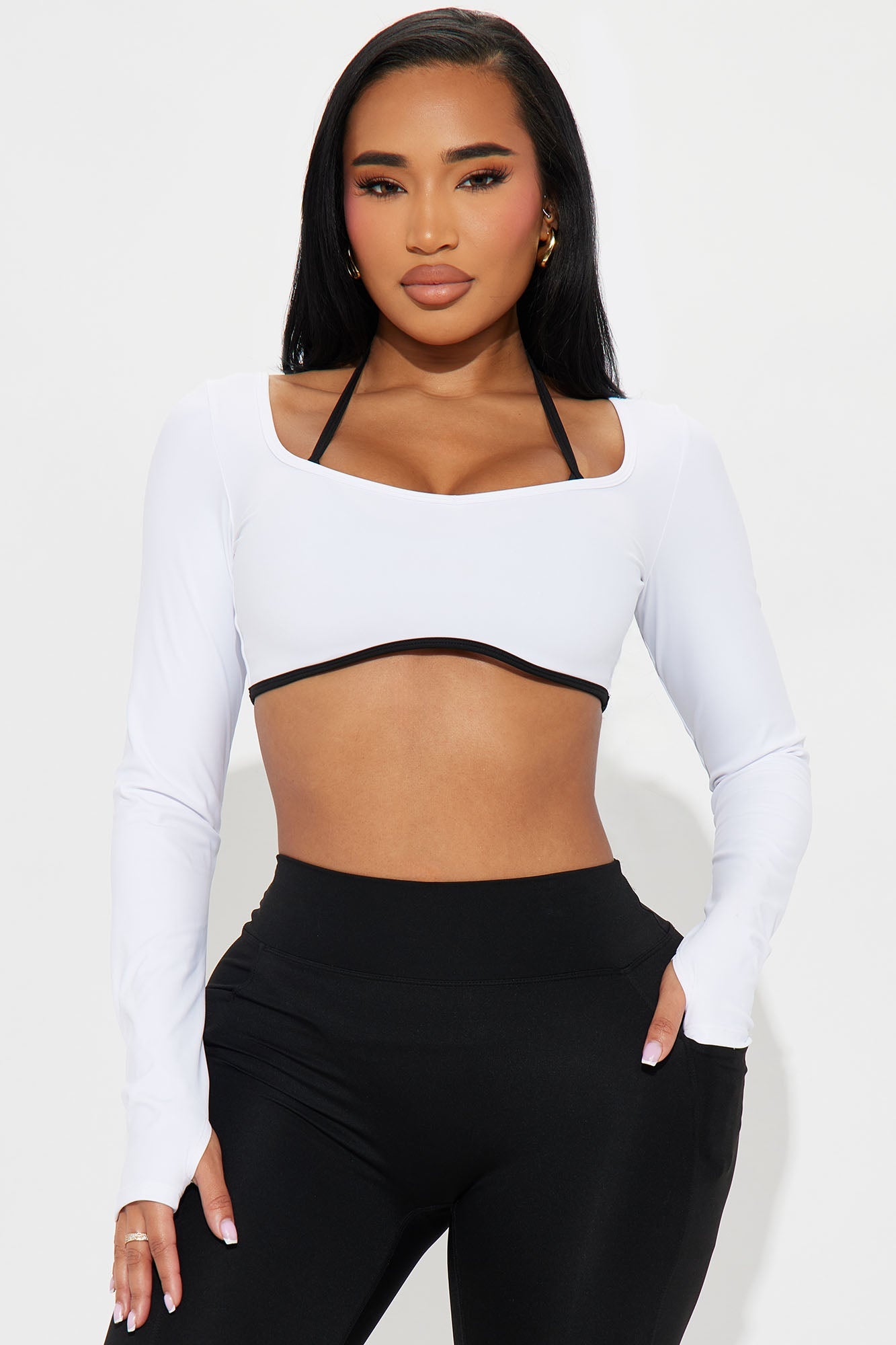 Tennis Club Twofer Active Top - White