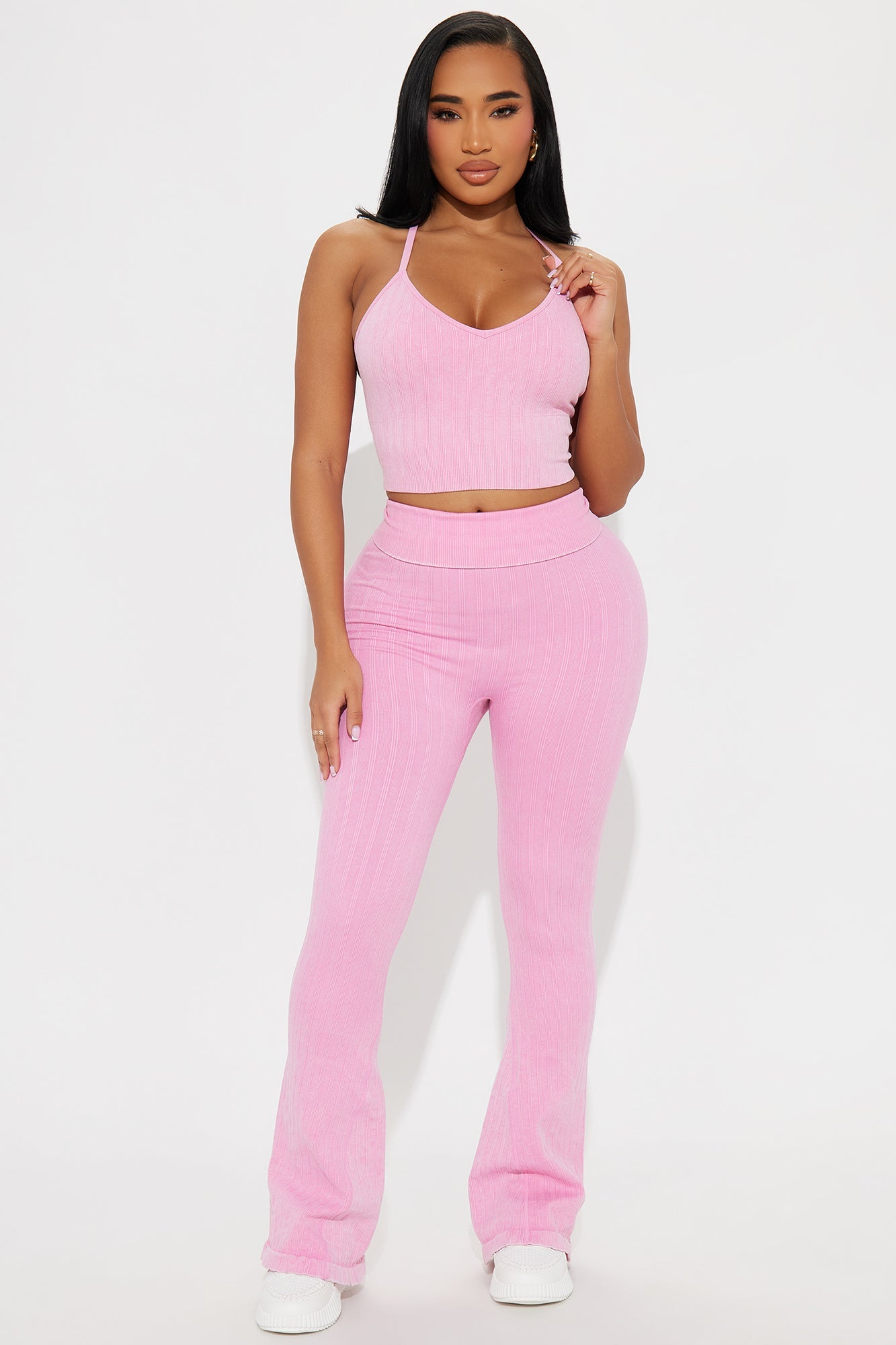 Zen Zest Washed Yoga Pant - Bubblegum Pink