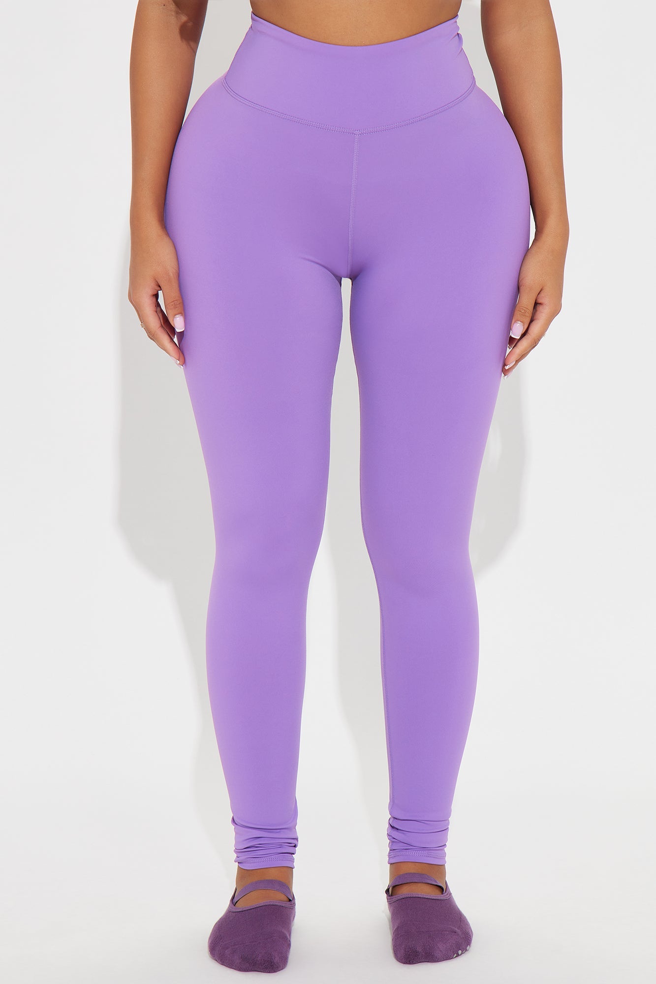 Giselle Twist Active Footie Legging - Lavender