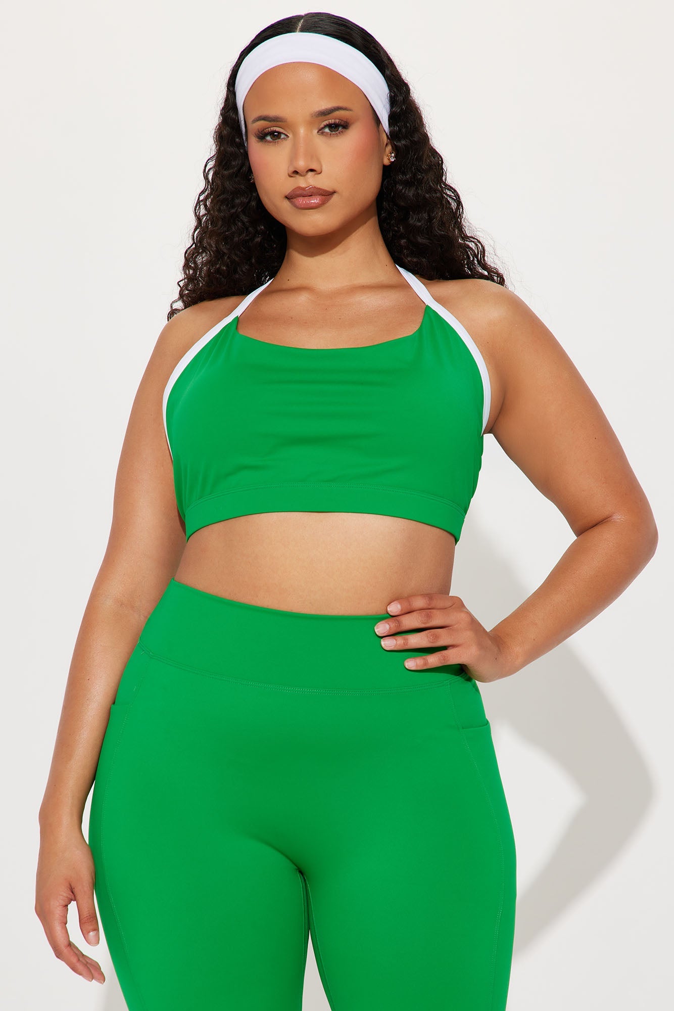 Tennis Club Sports Bra - Kelly Green