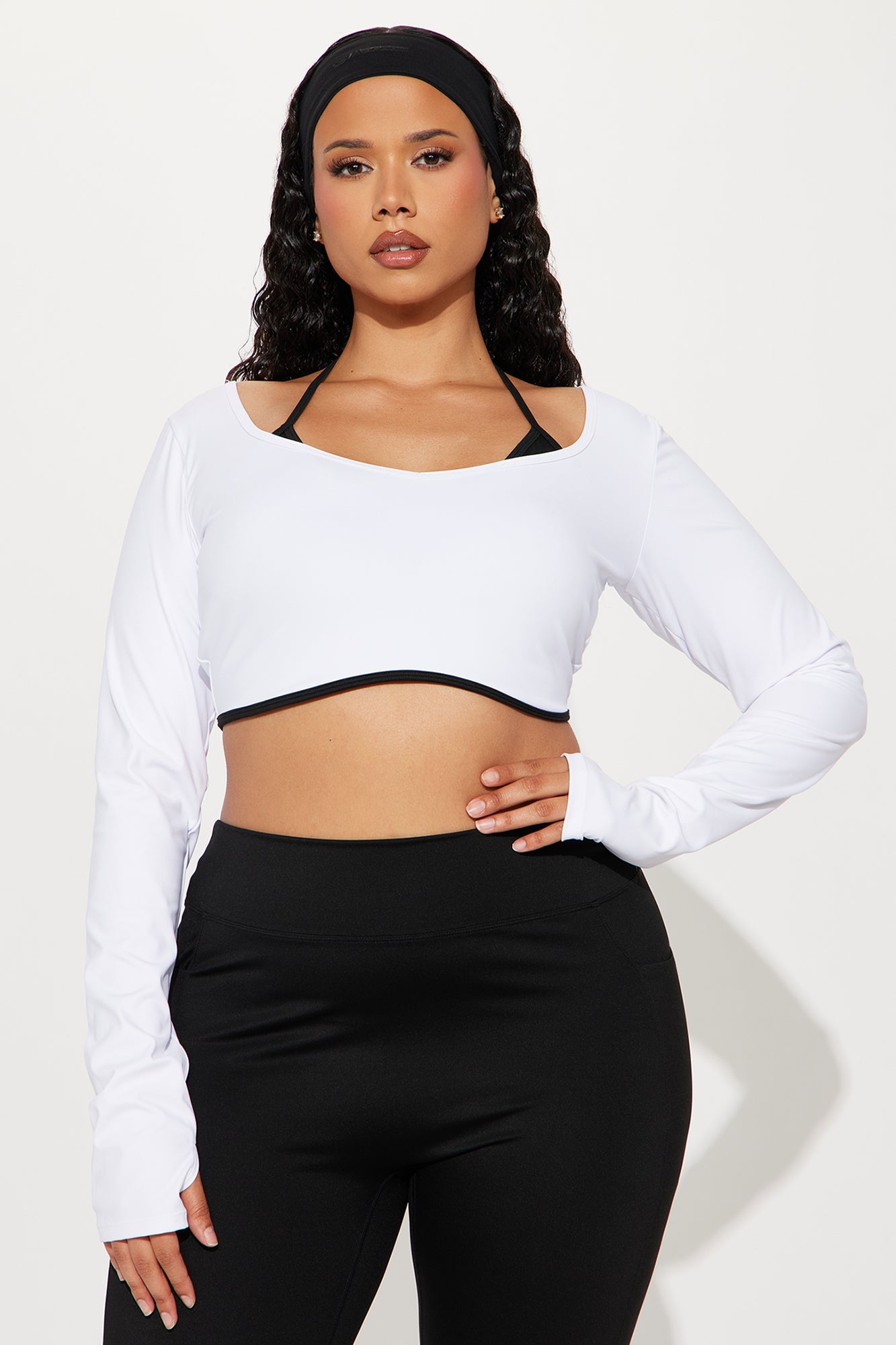 Tennis Club Twofer Active Top - White