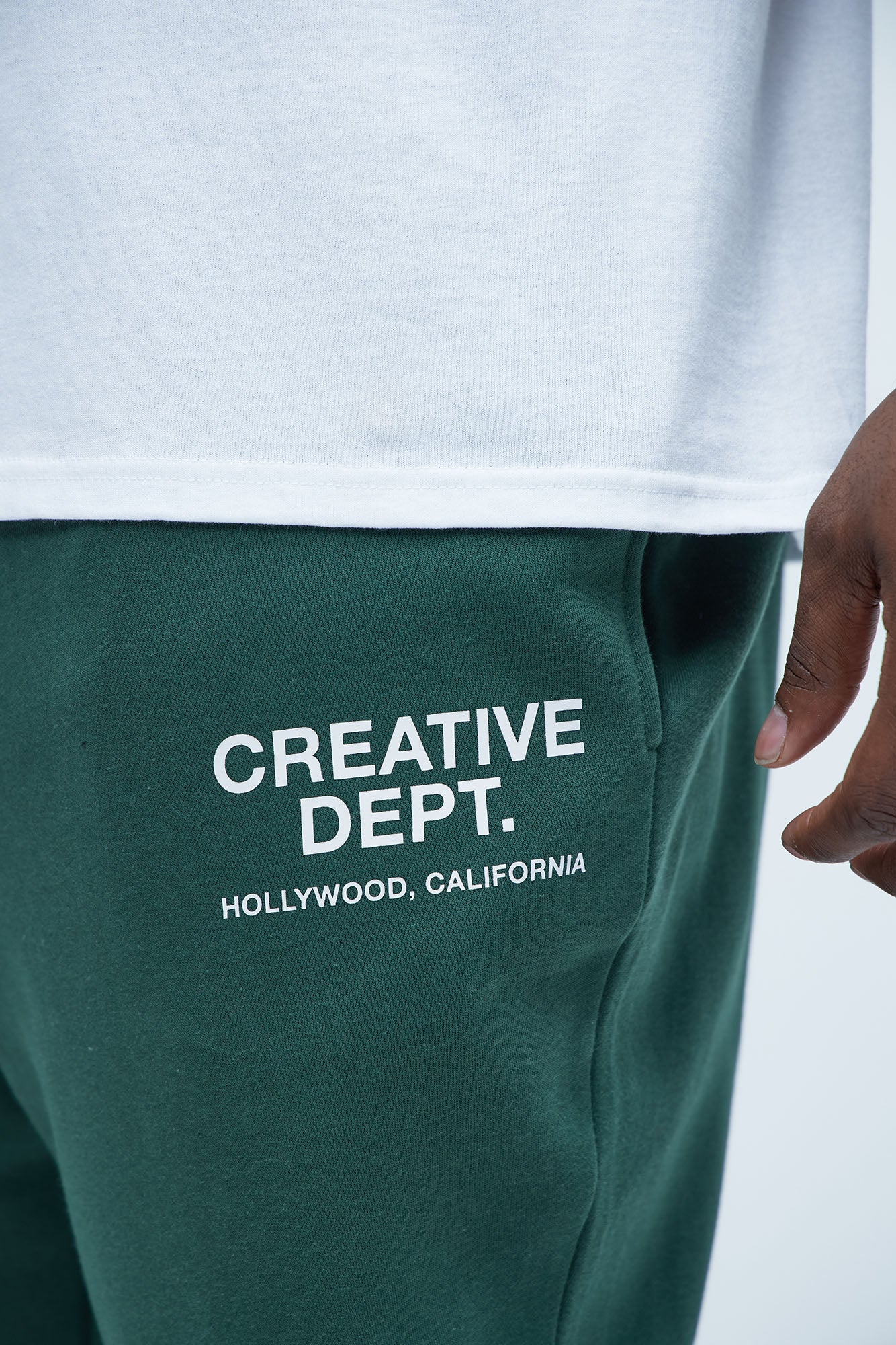 Tyson Creative Dept Skinny Flare Sweatpants - Green