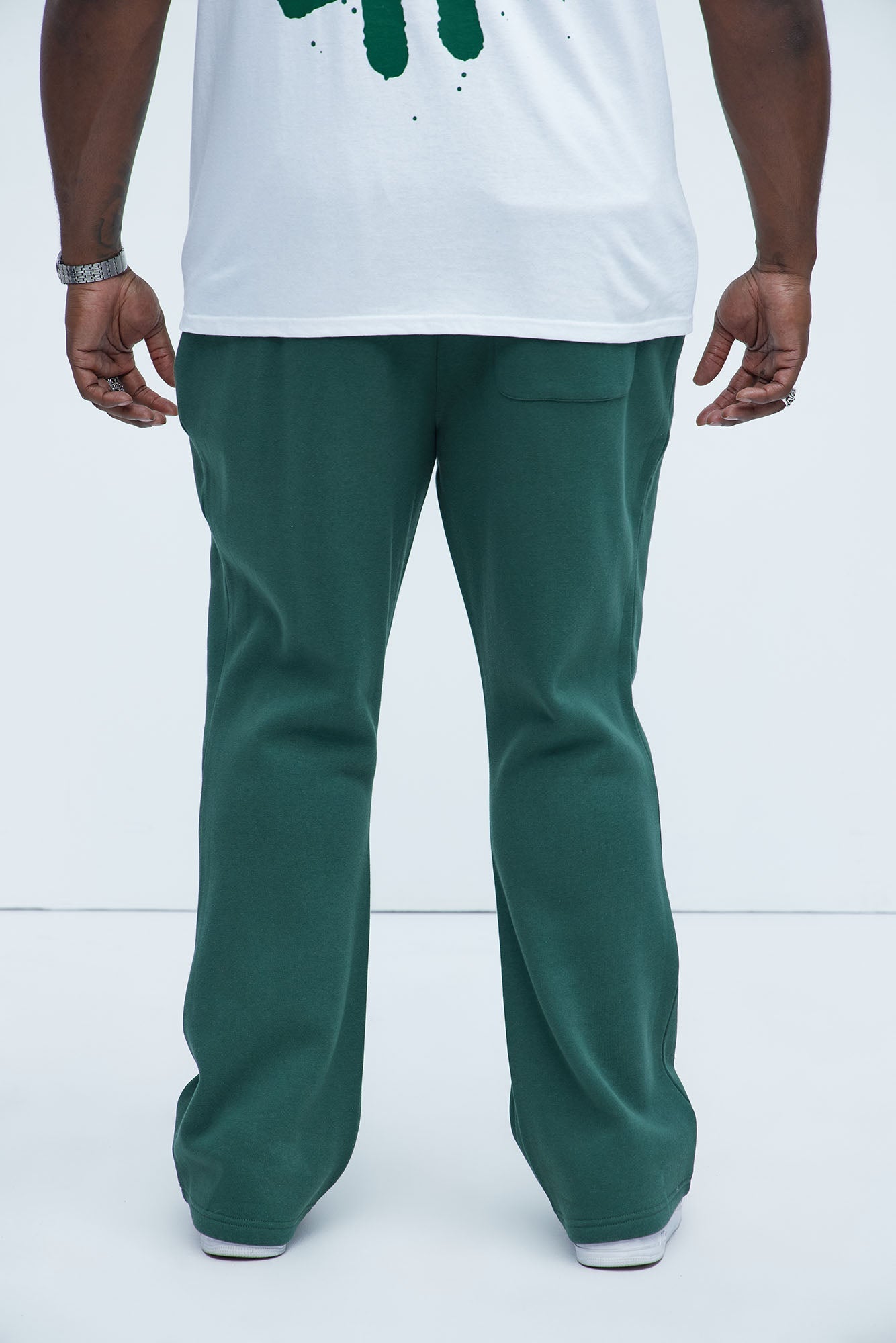 Tyson Creative Dept Skinny Flare Sweatpants - Green
