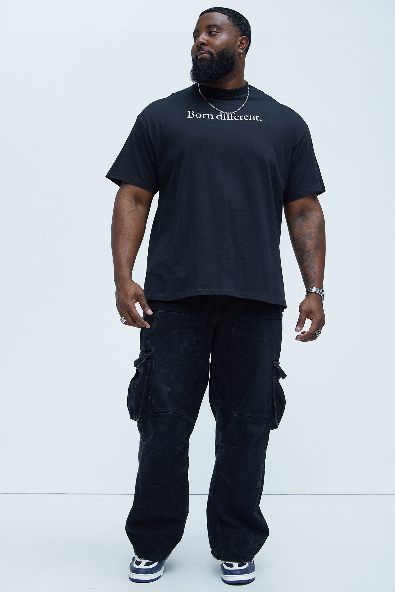 Born Different Short Sleeve Tee - Black