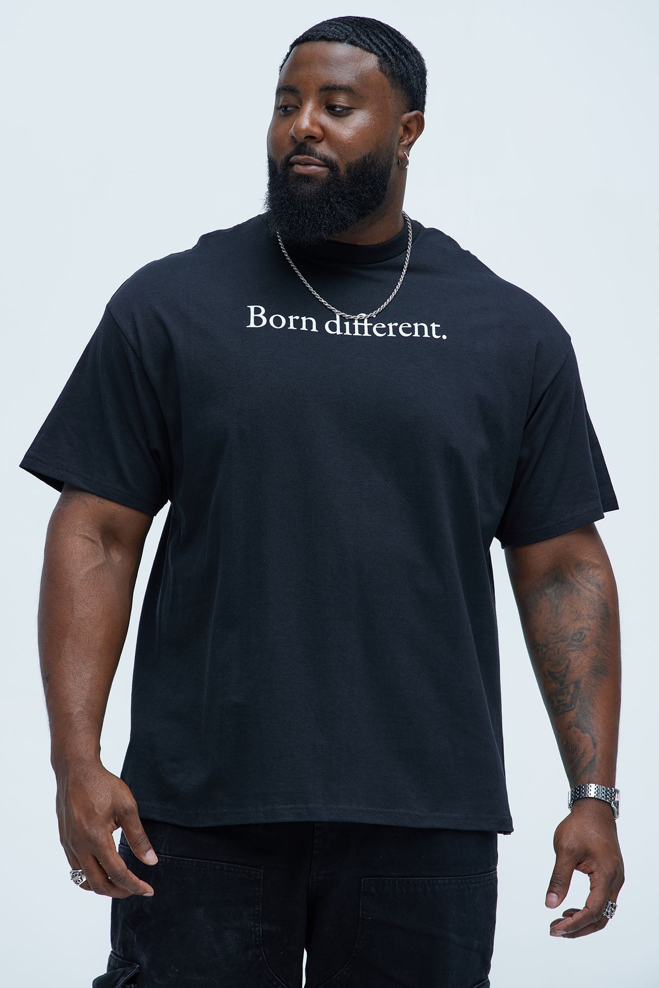 Born Different Short Sleeve Tee - Black