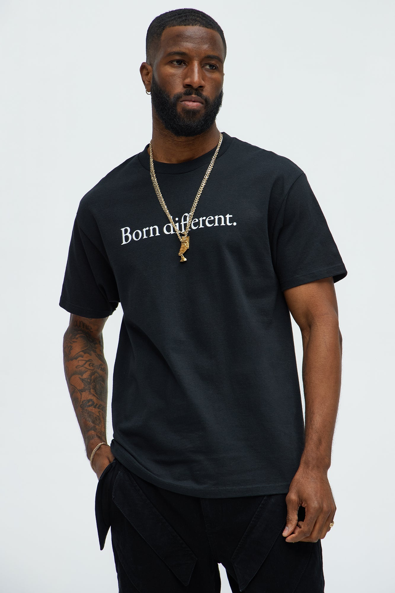Born Different Short Sleeve Tee - Black