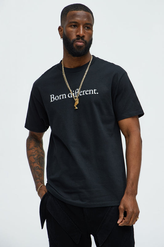 Born Different Short Sleeve Tee - Black