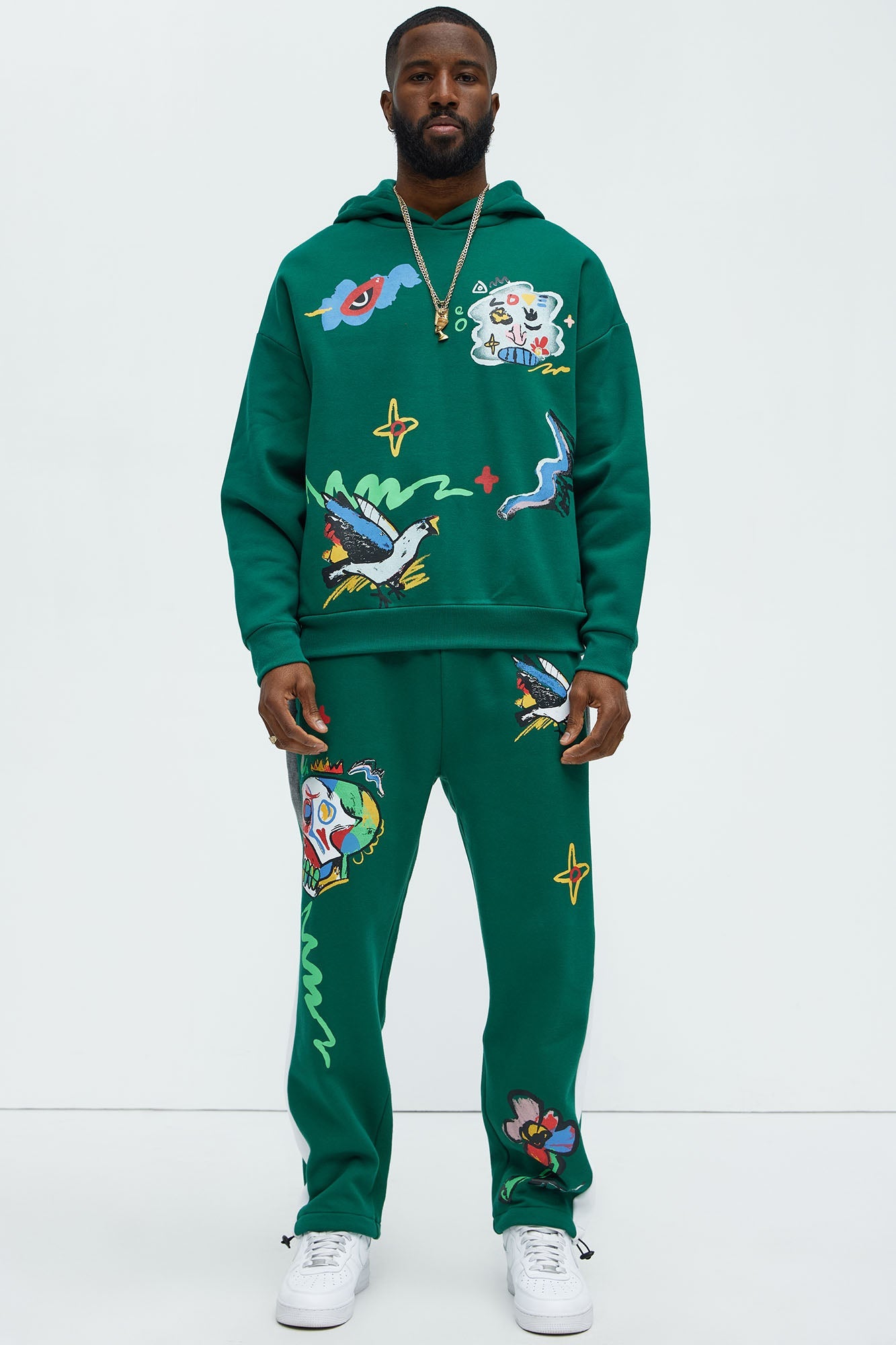 Make Art Hoodie - Green