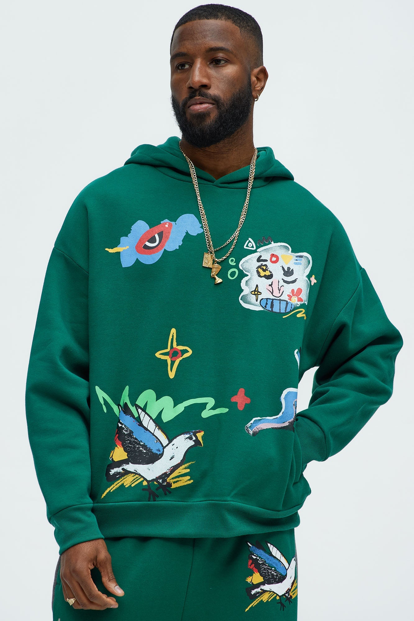 Make Art Hoodie - Green