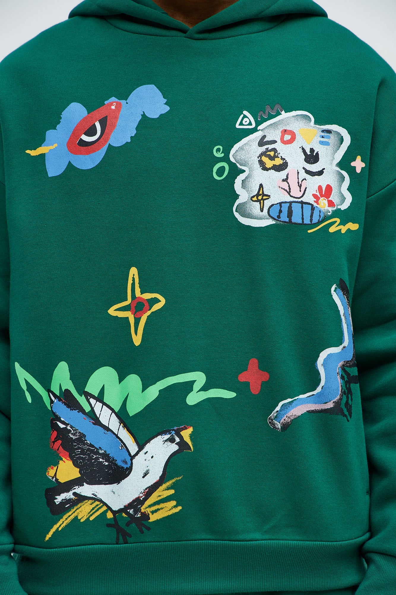 Make Art Hoodie - Green