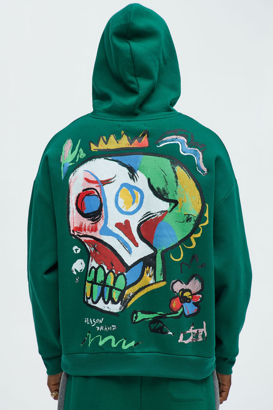 Make Art Hoodie - Green