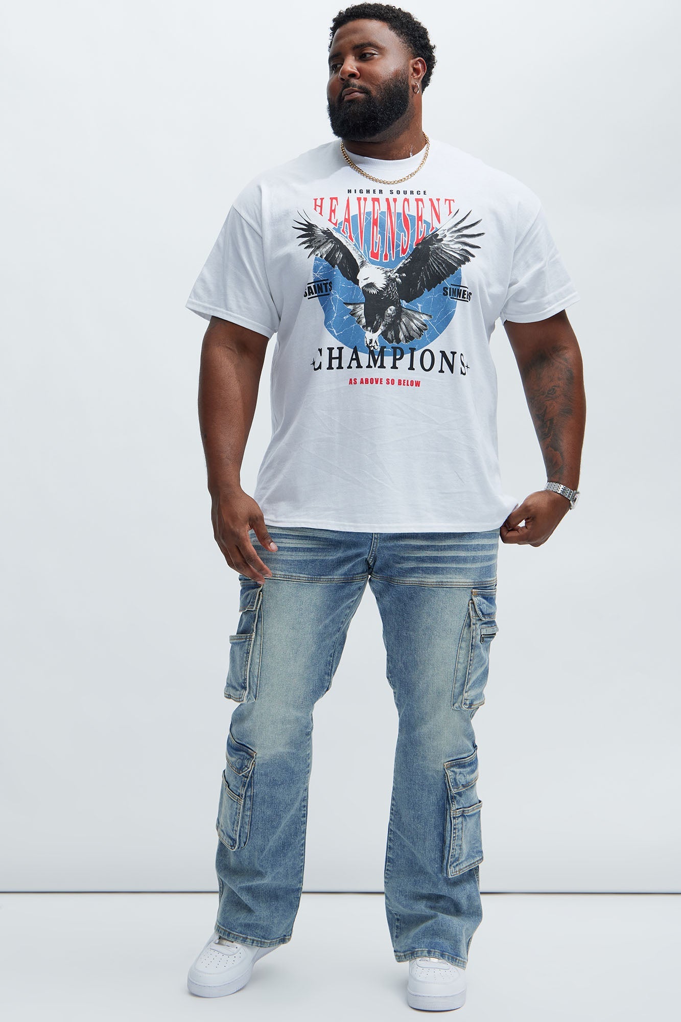 Romance Slim Stacked Flare Jeans - Light Blue Wash